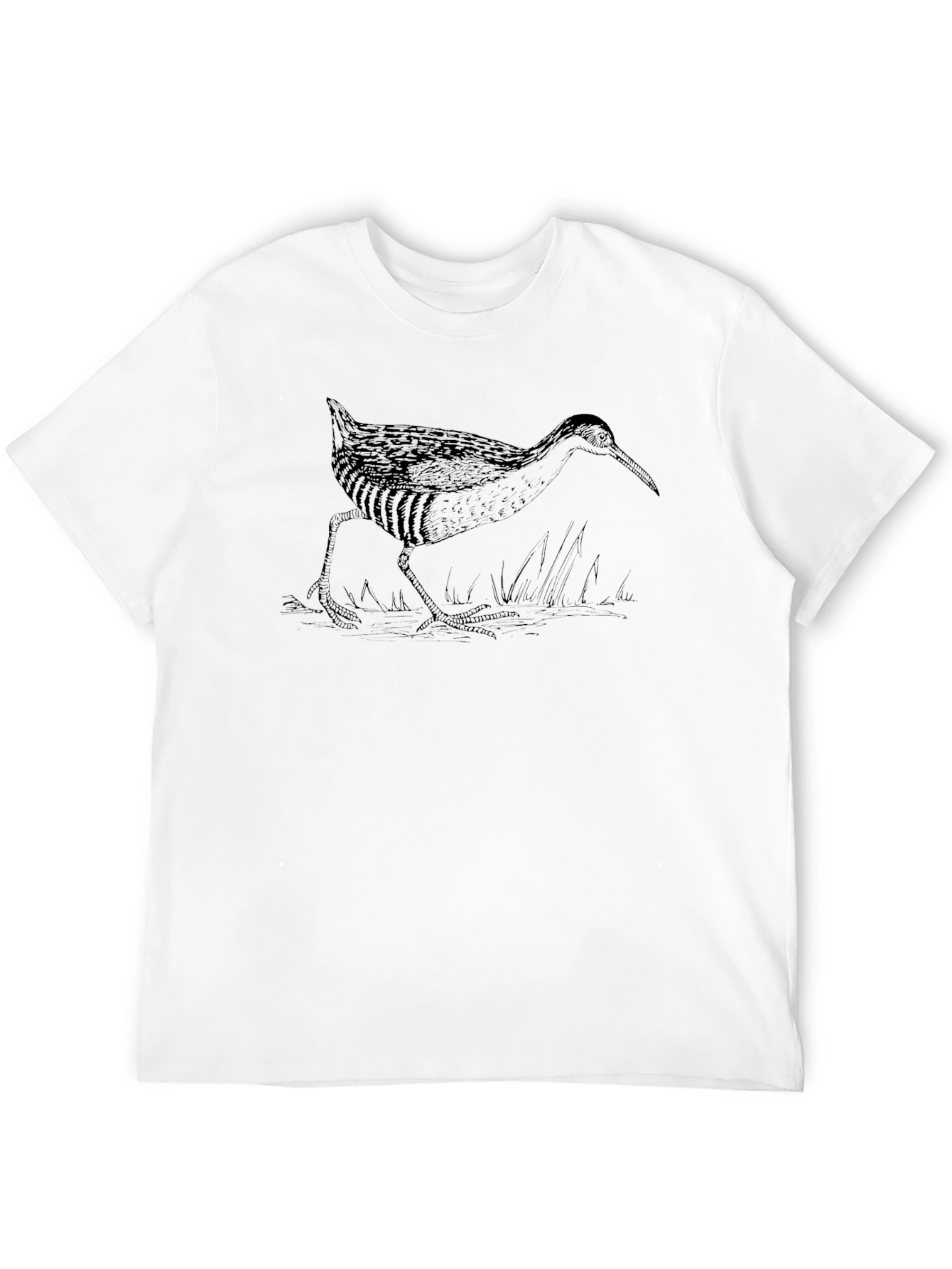Black Bird Graphic Print Black T-Shirt view 12