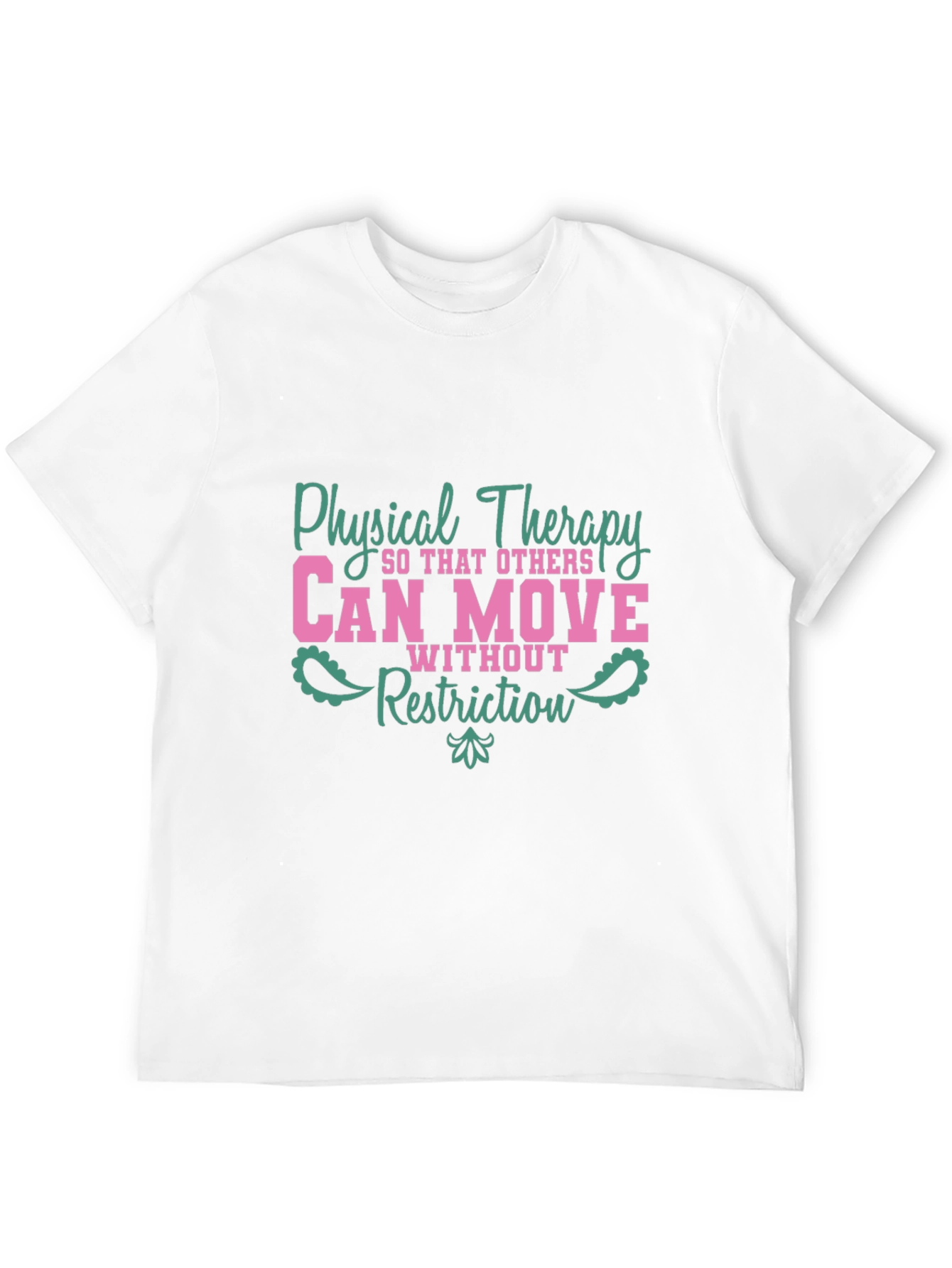 Black Physical Therapy Tee - "Can Move Without Restriction" view 12
