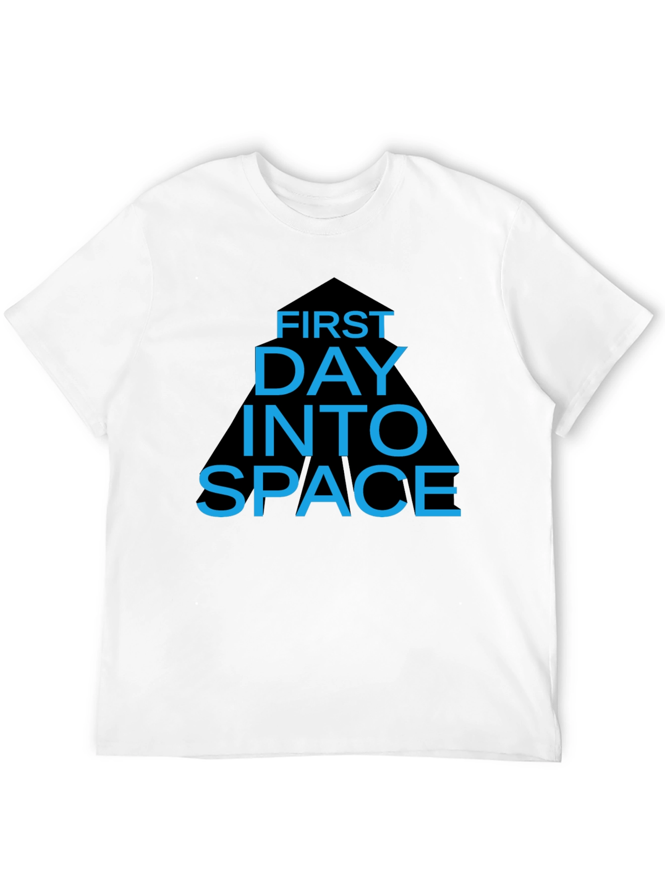 Black First Day Into Space Graphic T-Shirt view 12