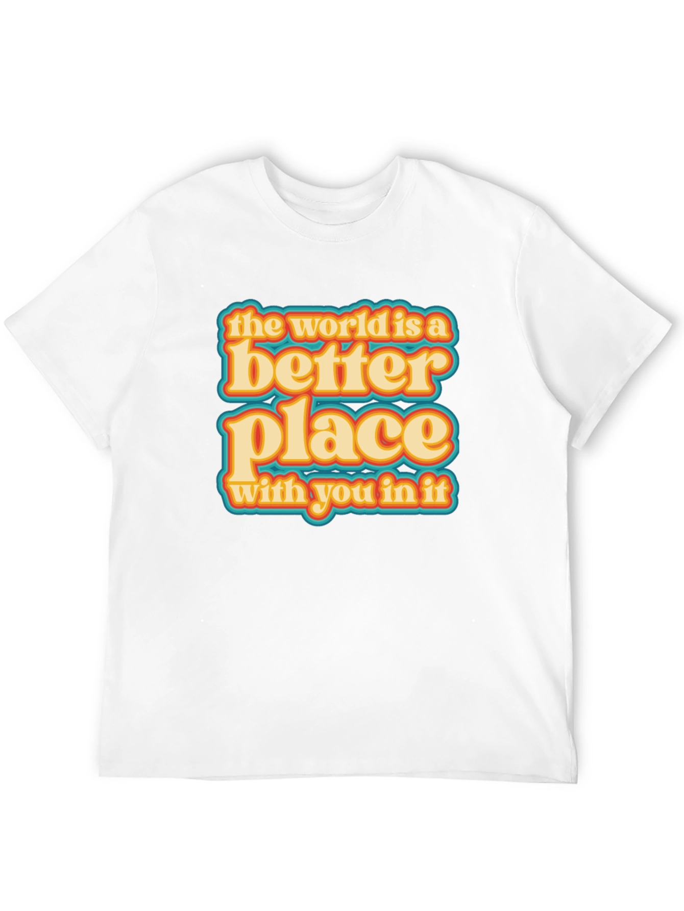 Black Better Place T-Shirt - Positive Graphic Tee view 12