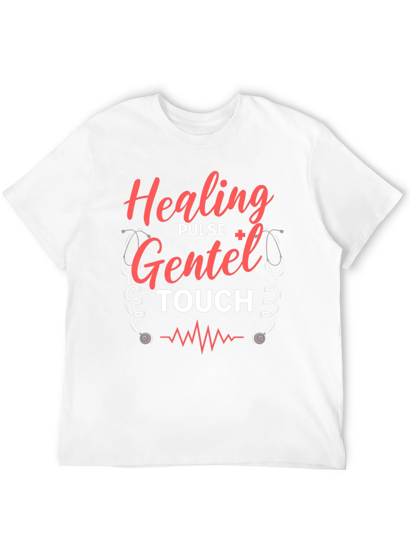 Black Healing Pulse Gentel Touch T-Shirt - Black view 12