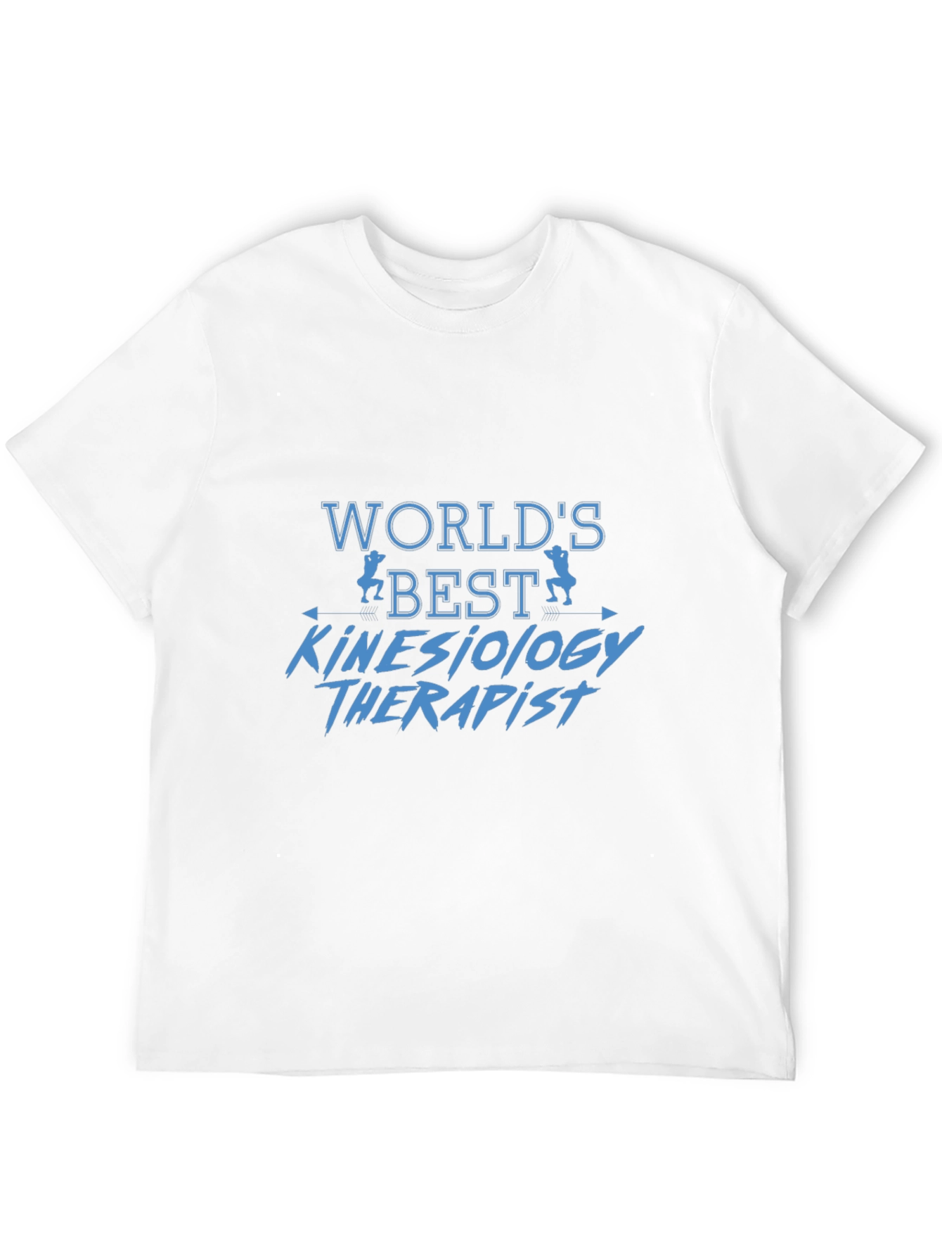 Black World's Best Kinesiology Therapist Black T-Shirt view 12