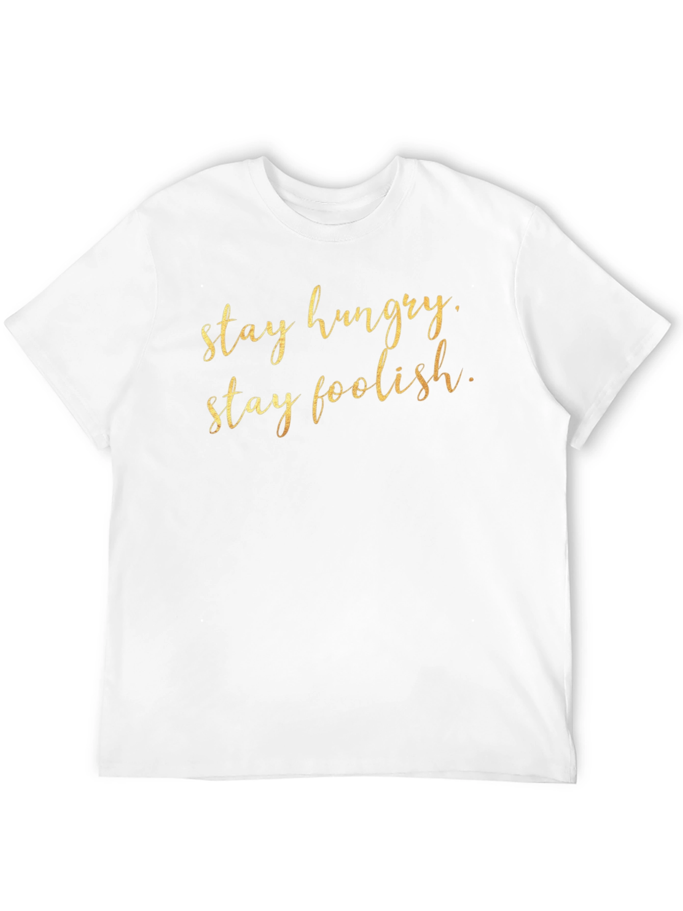 Black Stay Hungry Stay Foolish T-Shirt - Stylish Graphic Tee view 12