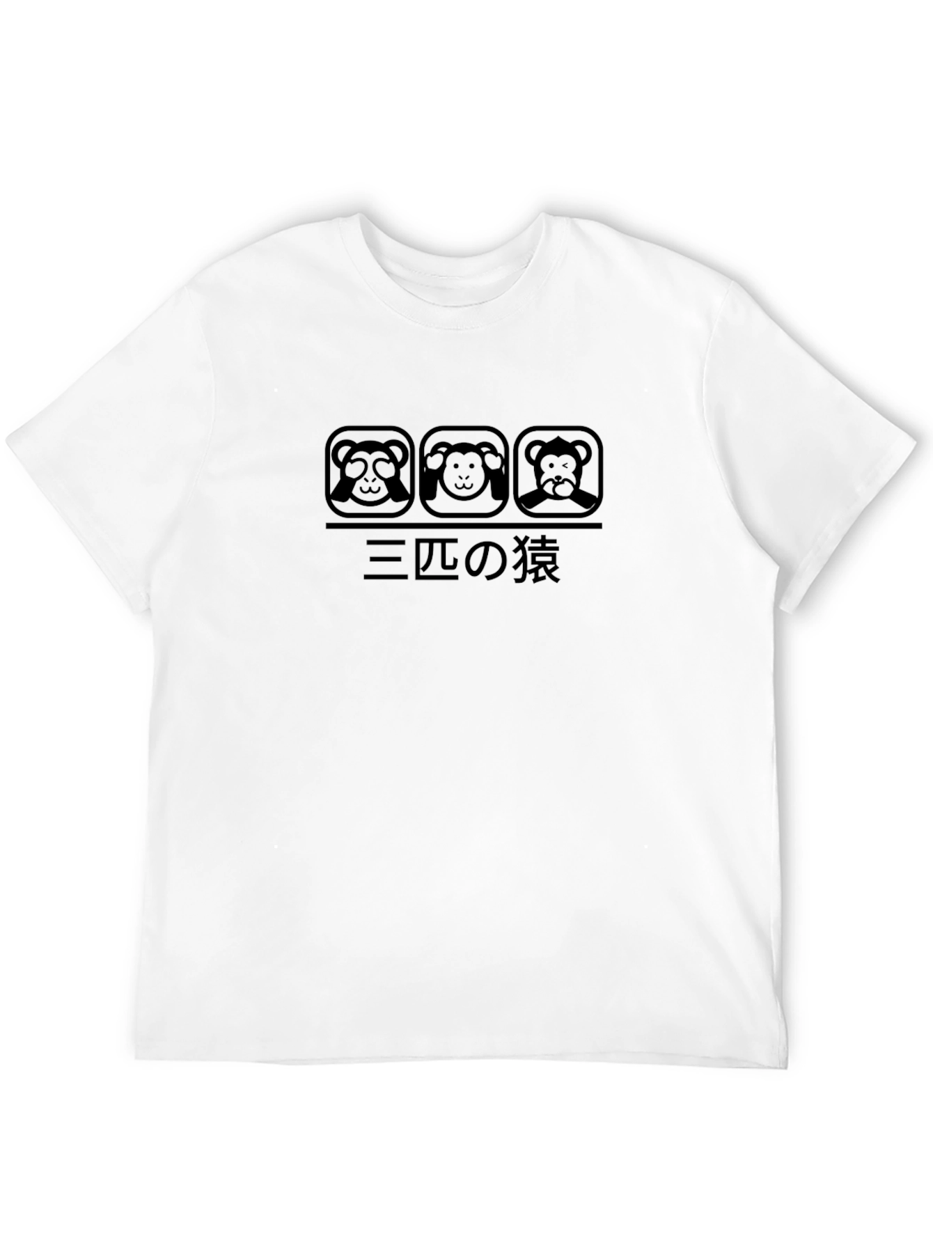 Black Hear No Evil Tee - See No Evil, Speak No Evil view 12