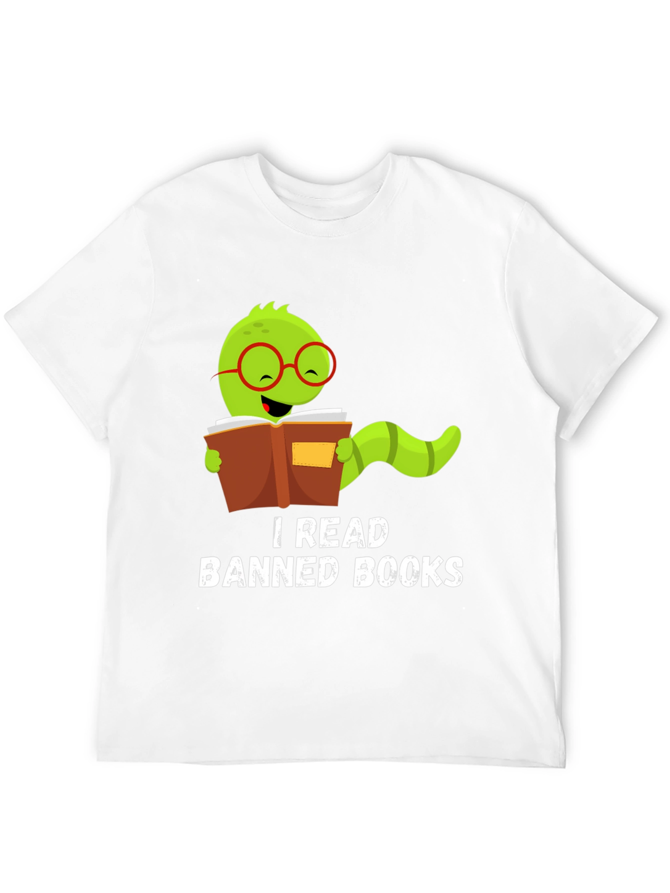 Black I Read Banned Books T-Shirt view 12