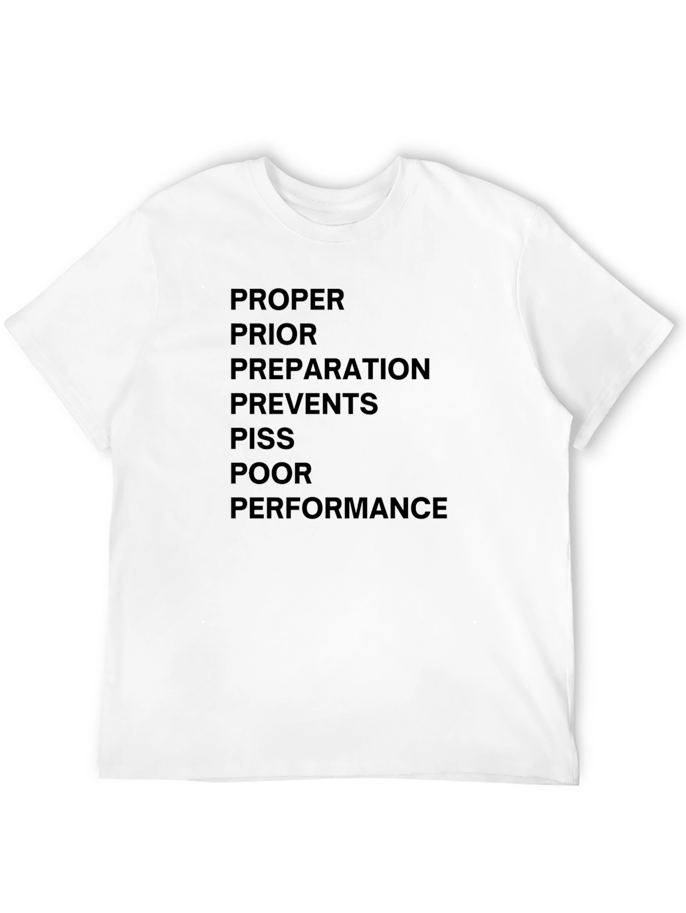 Black Proper Prior Planning T-Shirt view 12