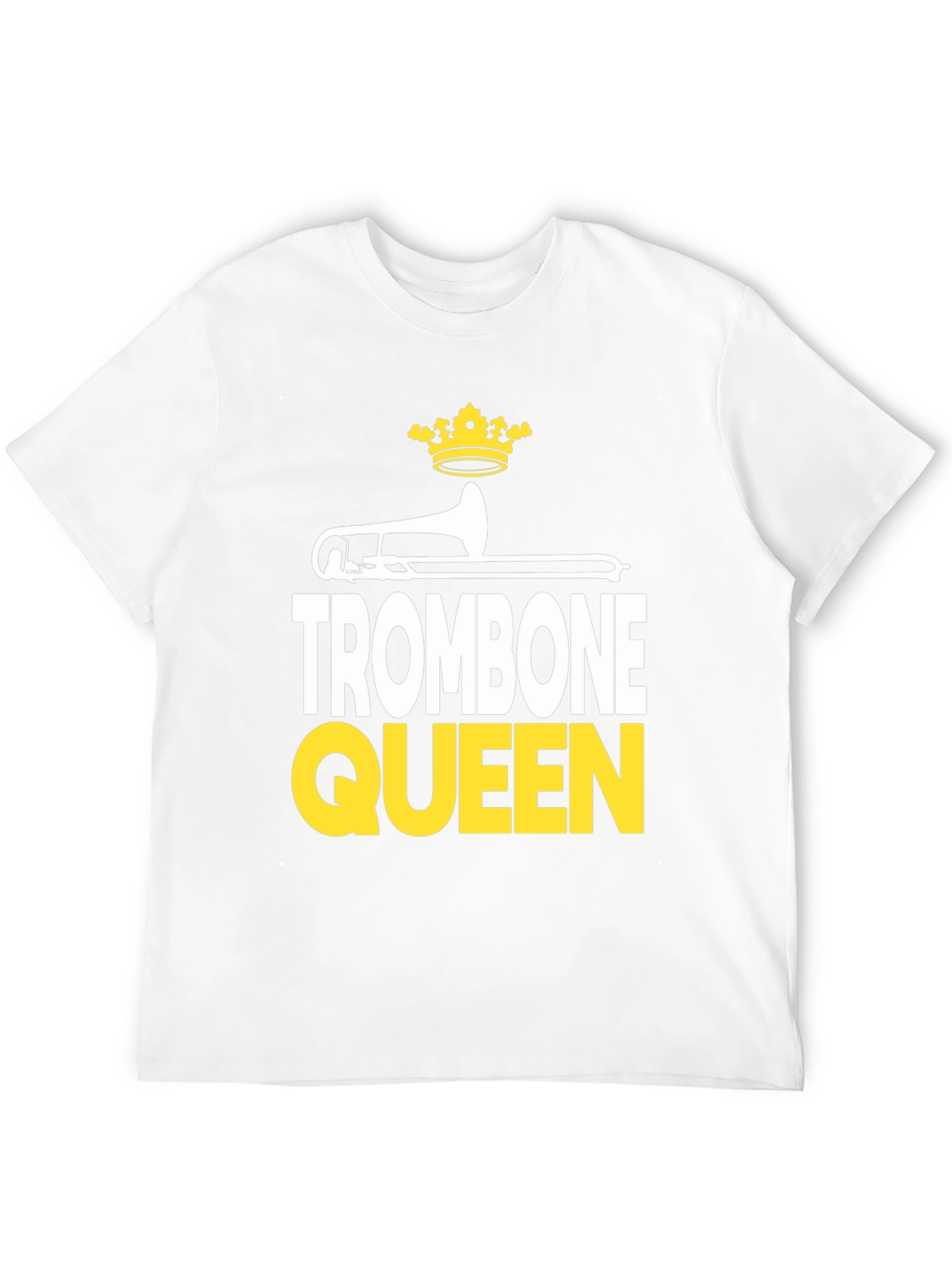 Black Trombone Queen Graphic Tee - Band Lover Apparel view 12
