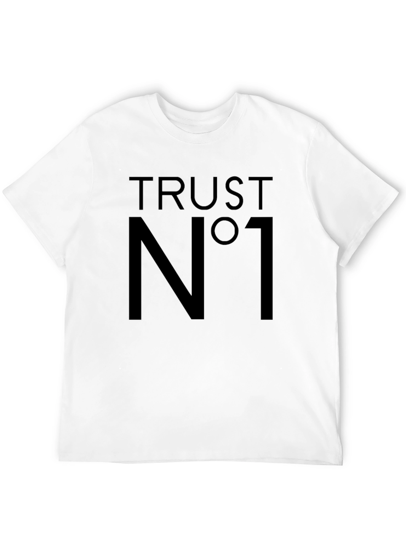 Black Trust No One Black Graphic Tee view 12