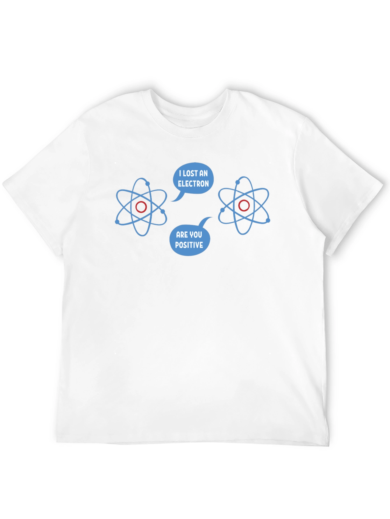 Black Lost Electron T-Shirt - Funny Science Humor Tee view 12