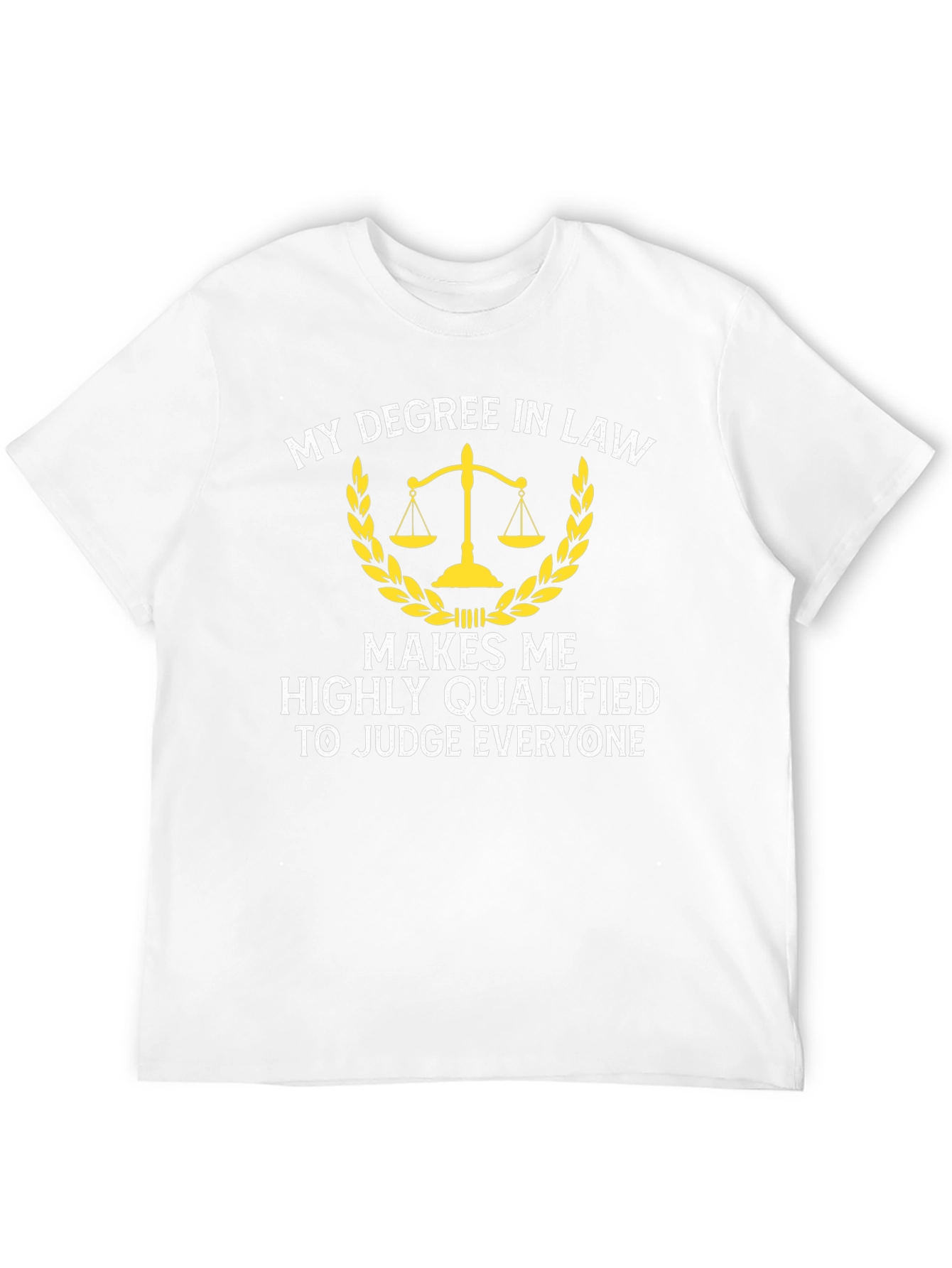 Law Degree Judge T-Shirt - Legal Humor - 12