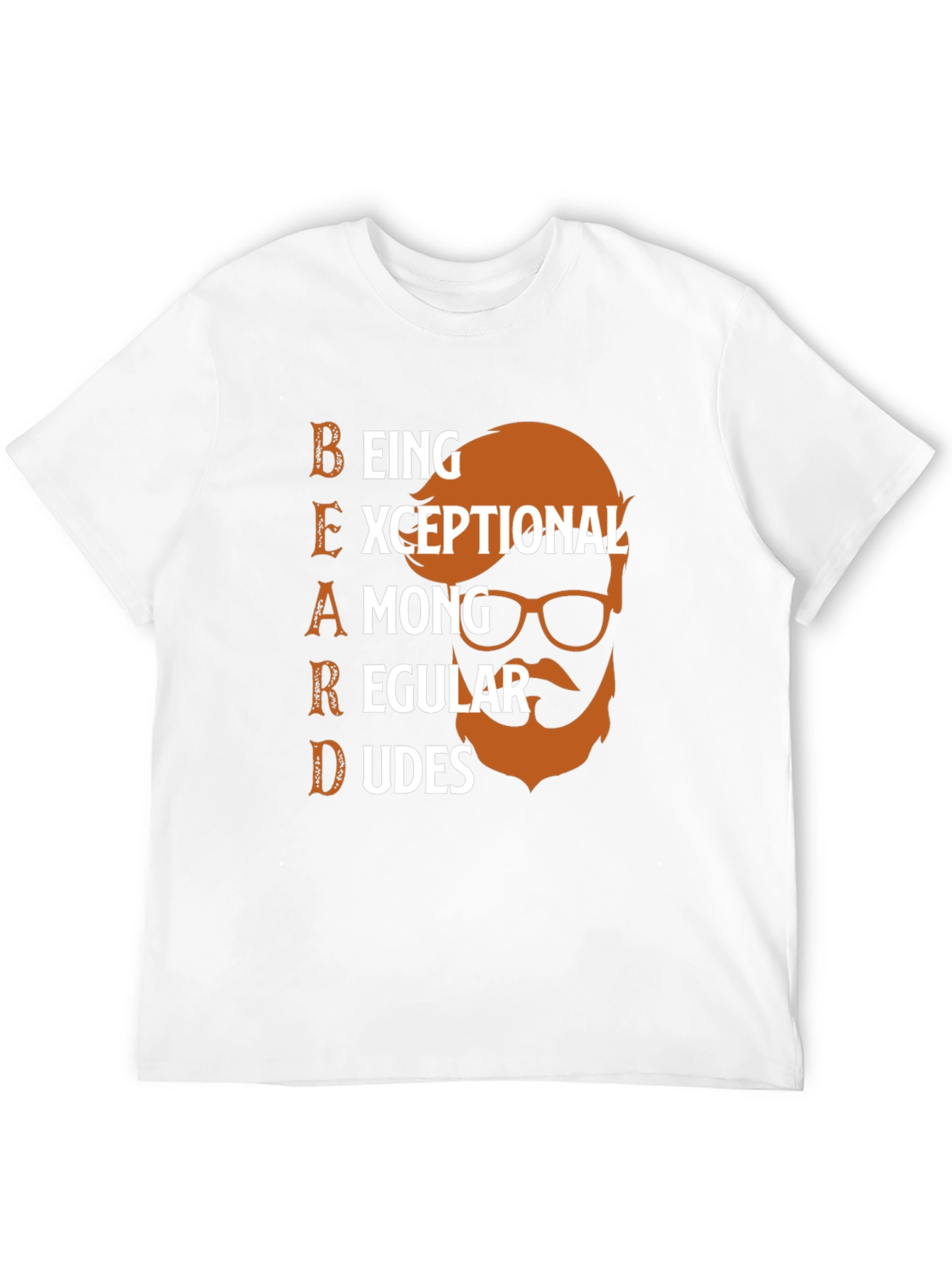Black Beard Exceptional Among Regular Dudes Graphic T-Shirt view 12
