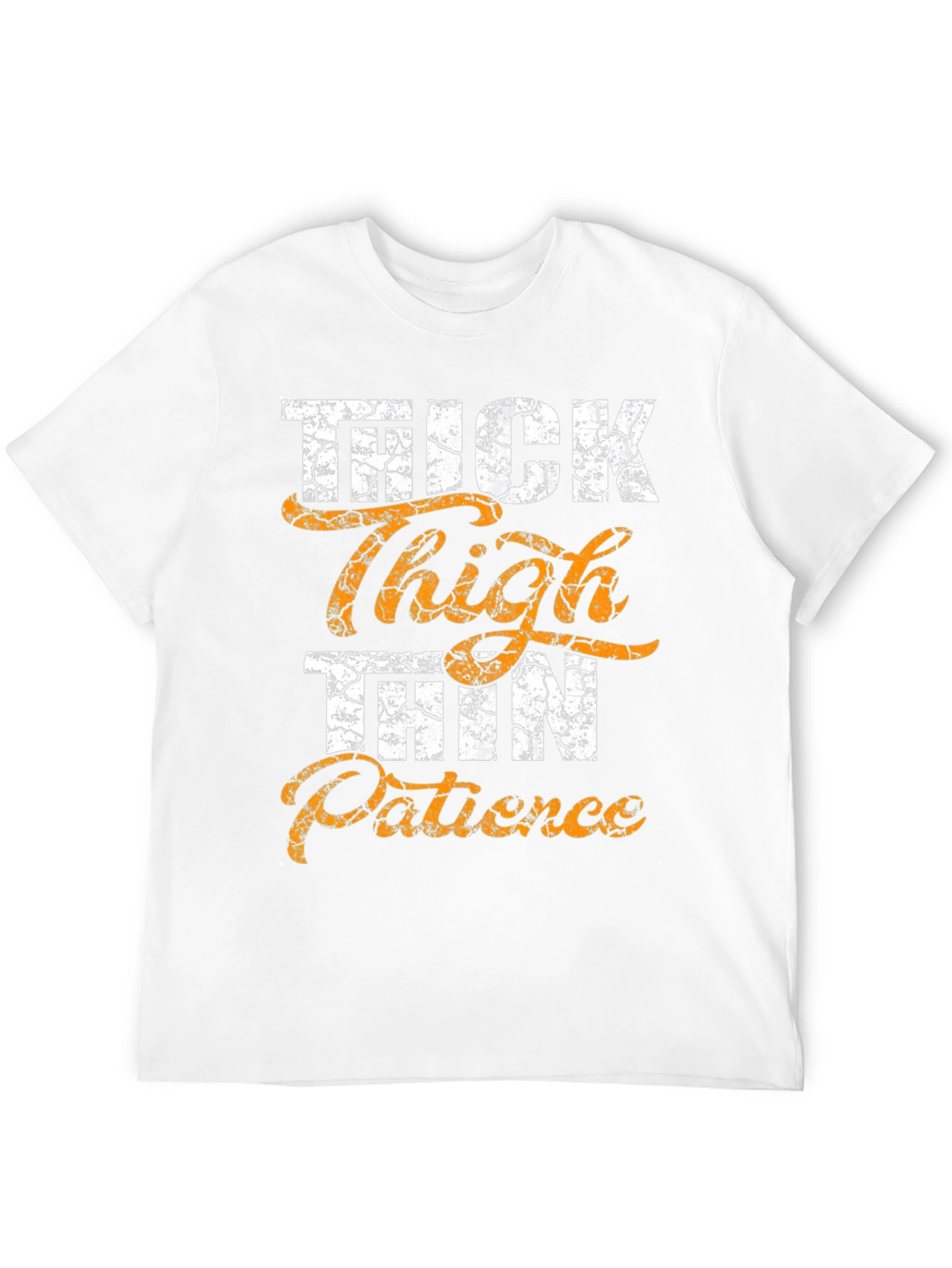 Black Thick Thighs Thin Patience Graphic T-Shirt view 12