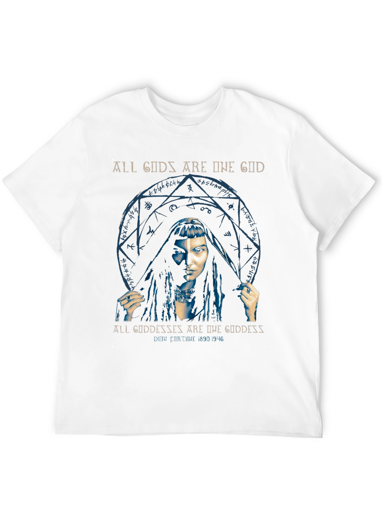All Gods Are One Graphic Tee - Unique Occult Design - 12