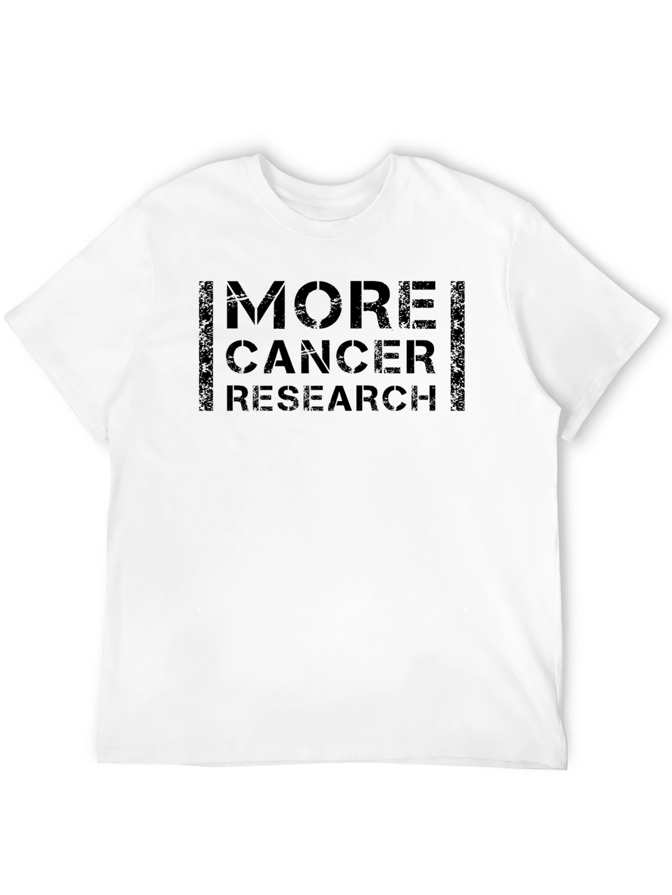 Black More Cancer Research Black T-Shirt view 12