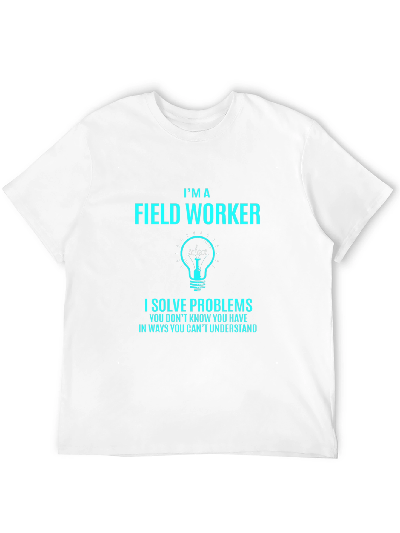 Black Field Worker Idea T-Shirt view 12