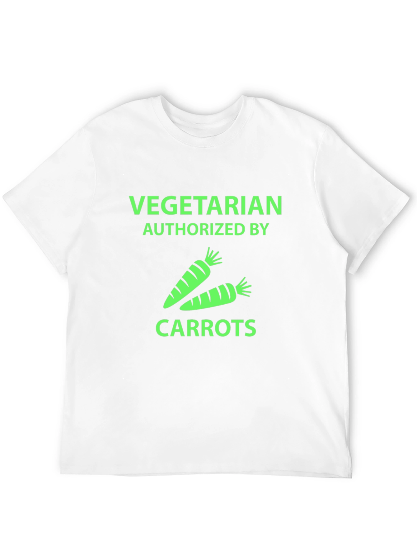Black Vegetarian Approved Carrot Graphic T-Shirt view 12