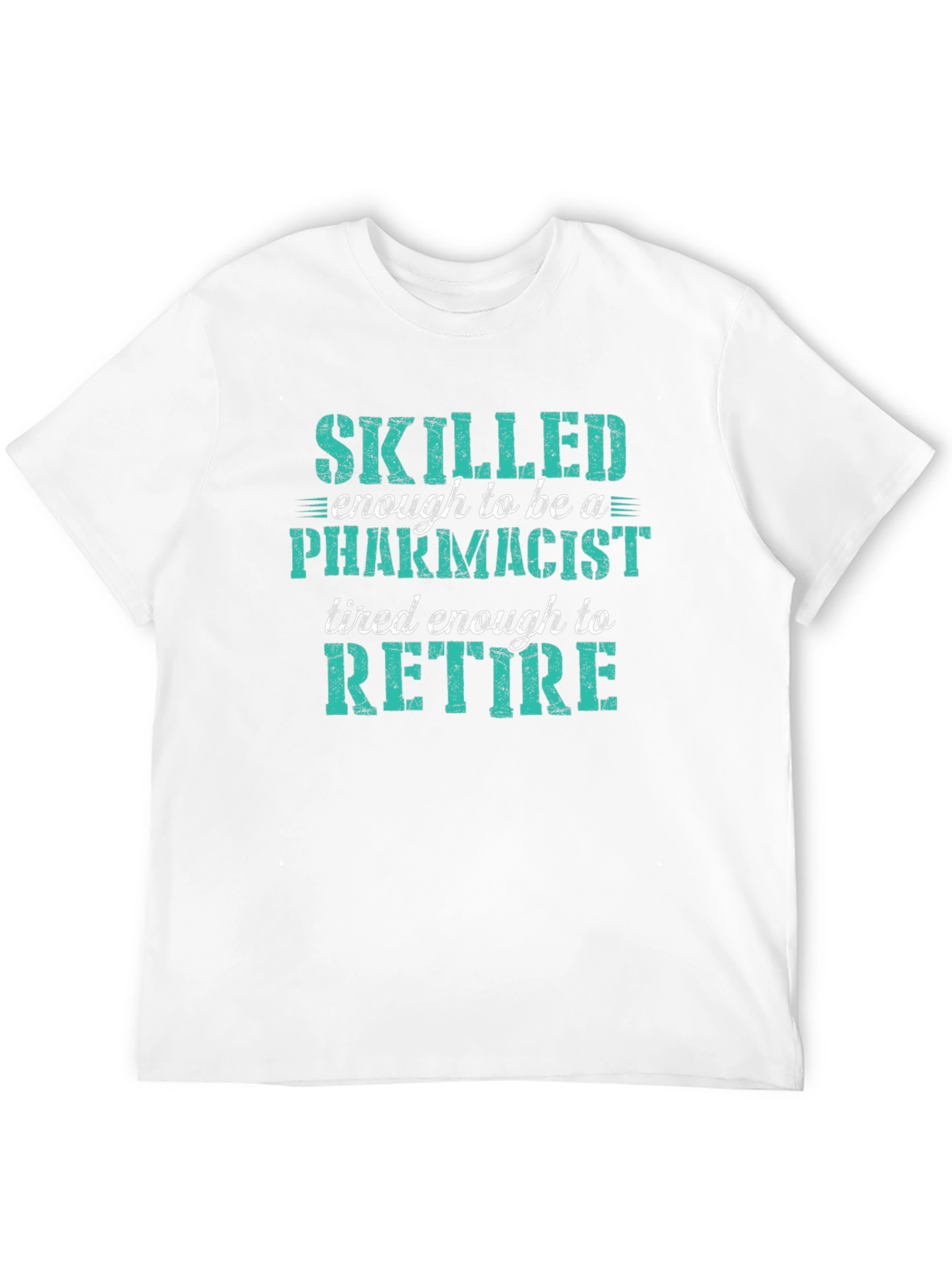 Black Skilled Pharmacist Ready to Retire Graphic Tee view 12