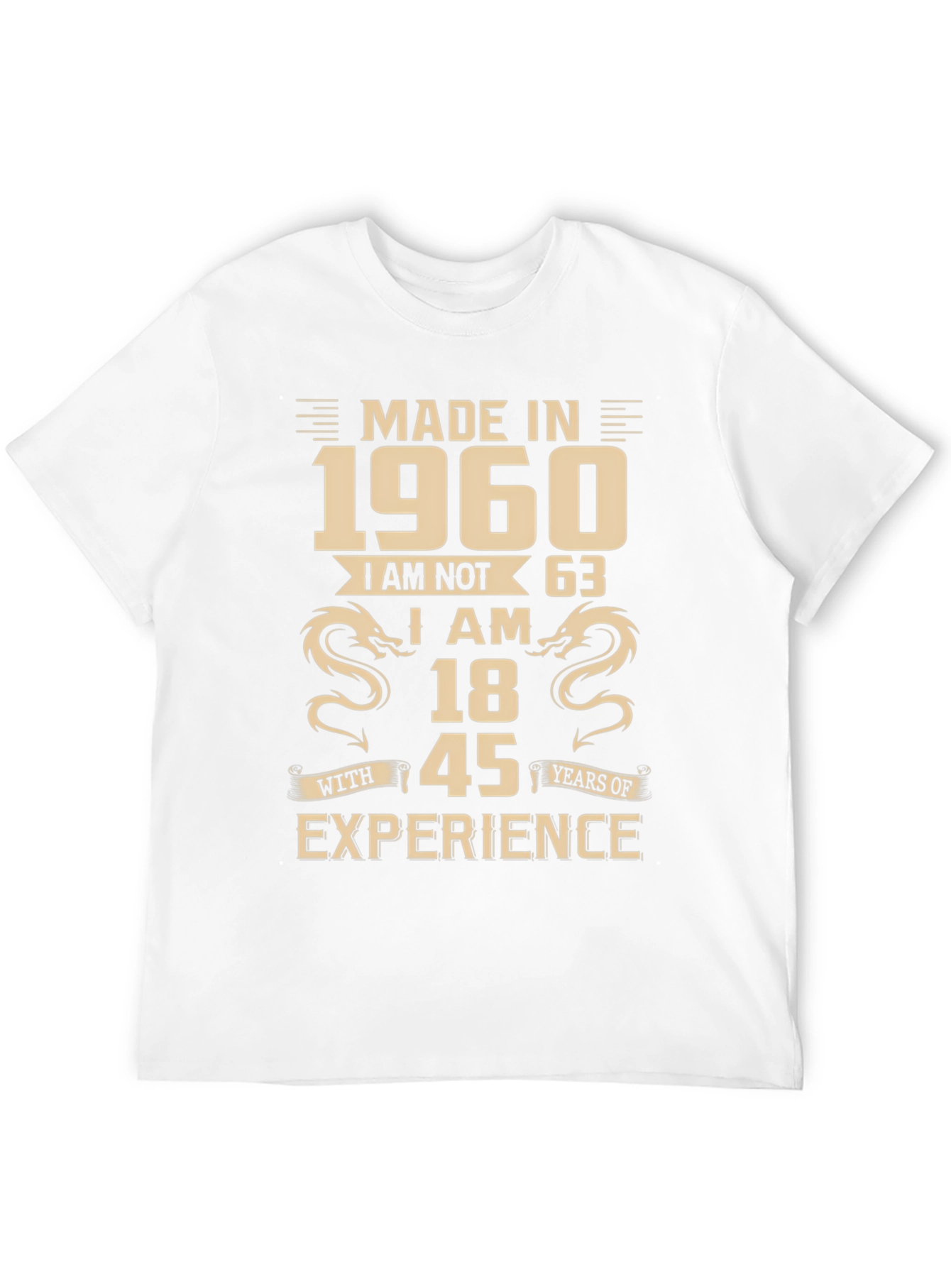Black Made in 1960 - 63rd Birthday T-Shirt  view 12