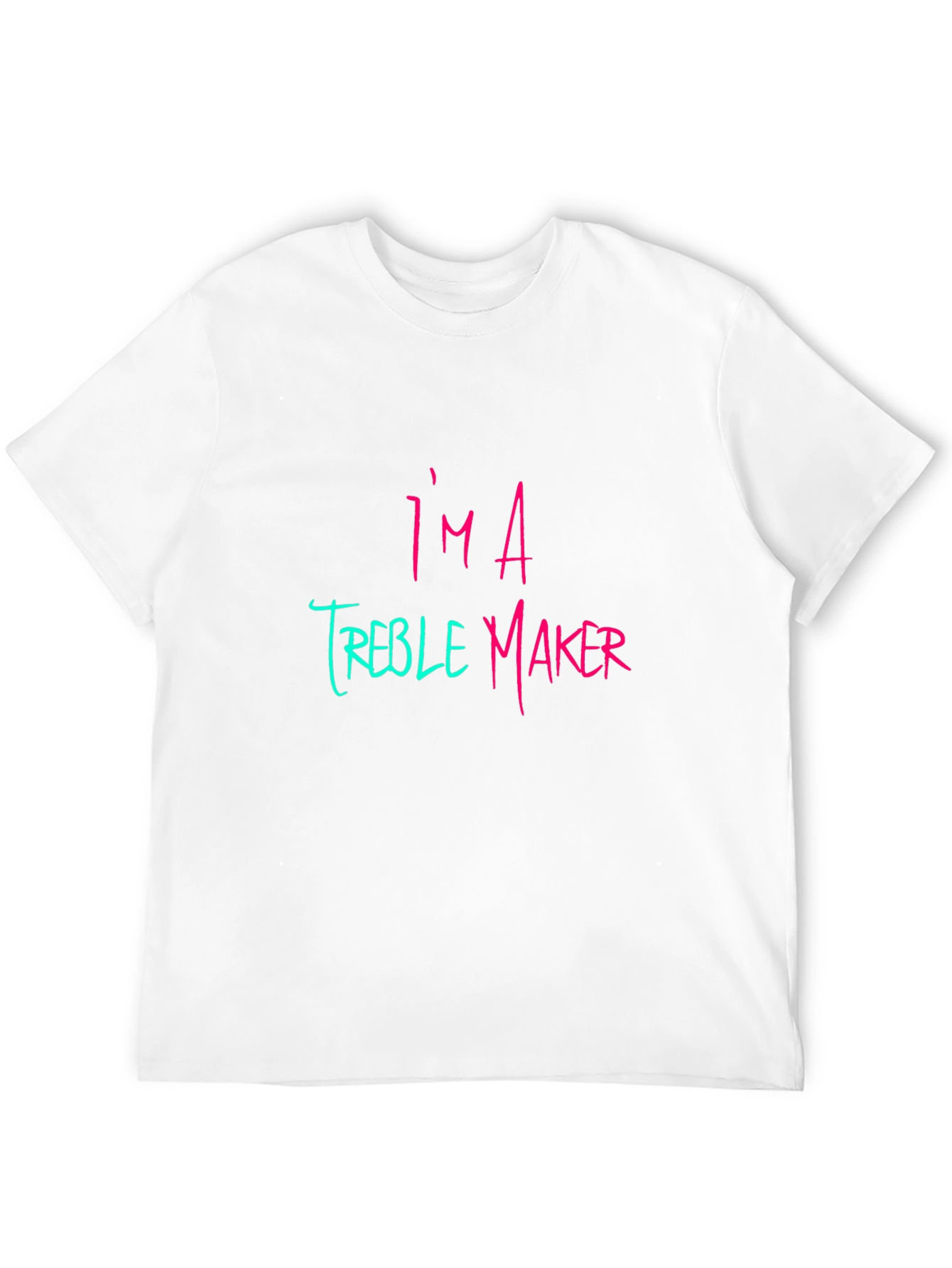Black I'm A Treble Maker Graphic Tee - Funny Music T-Shirt view 12