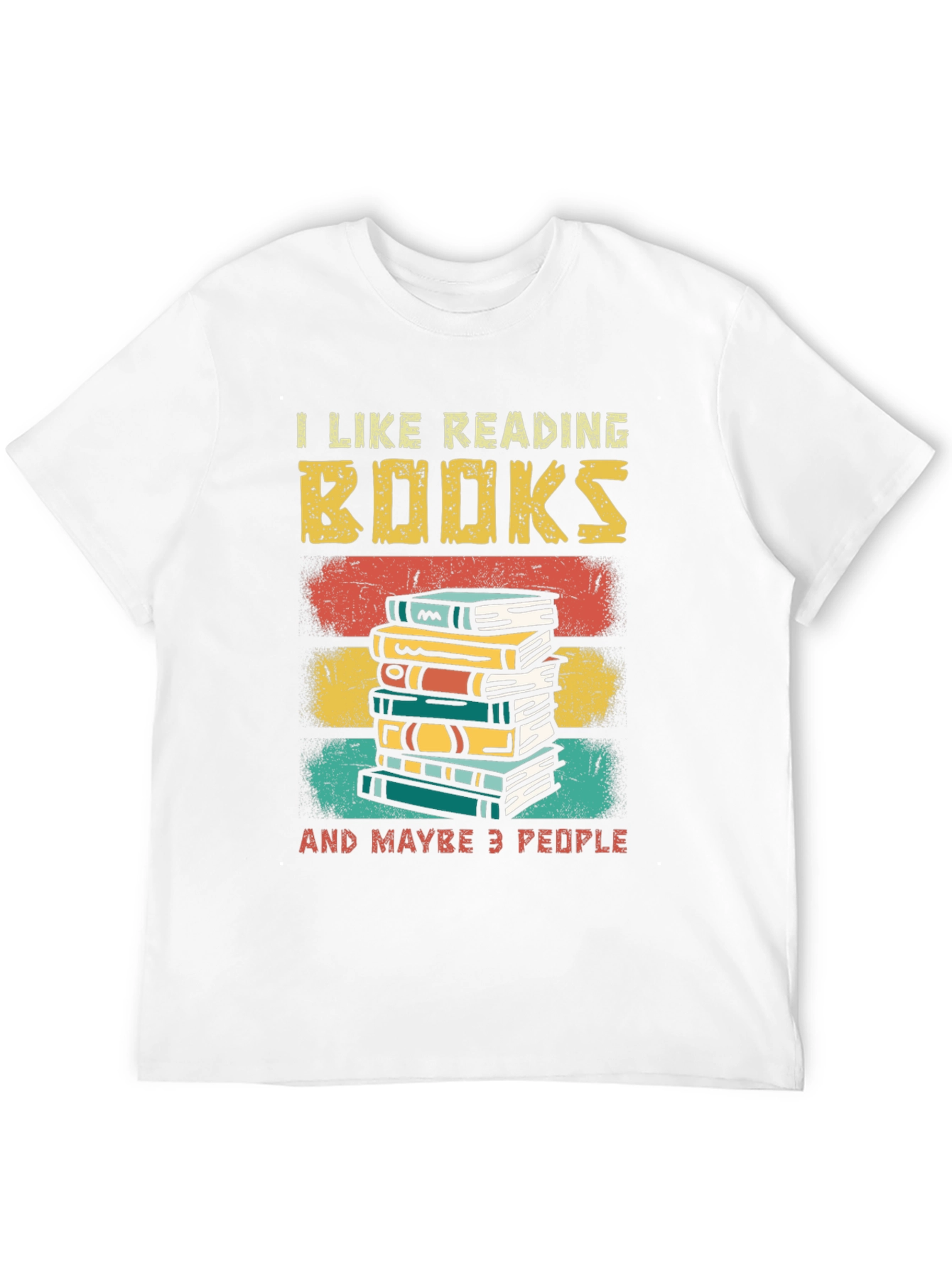 Black I Like Reading Books T-Shirt view 12