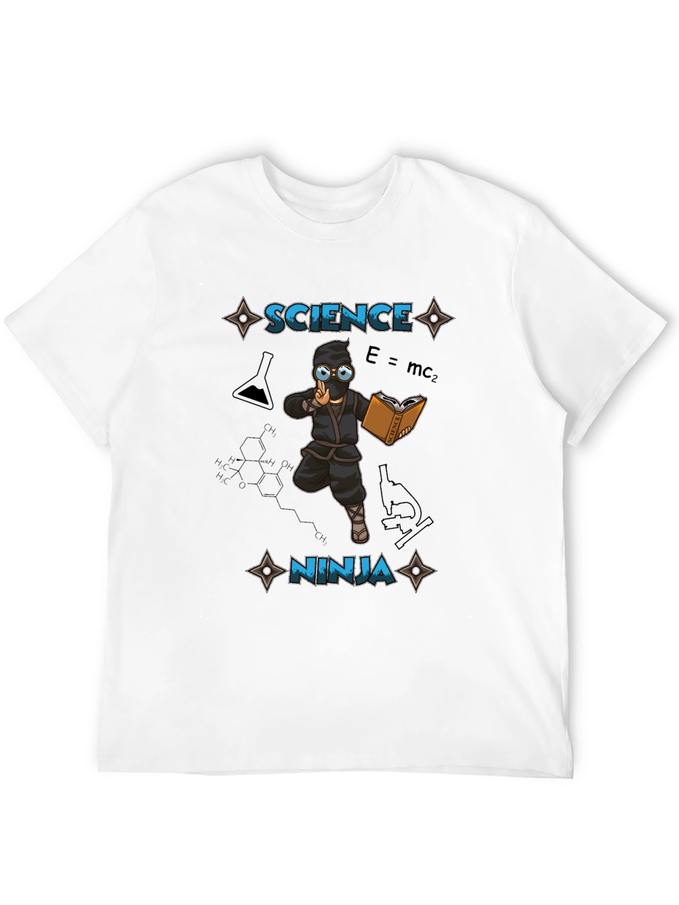 Black Science Ninja T-Shirt - Smart & Stylish! view 12