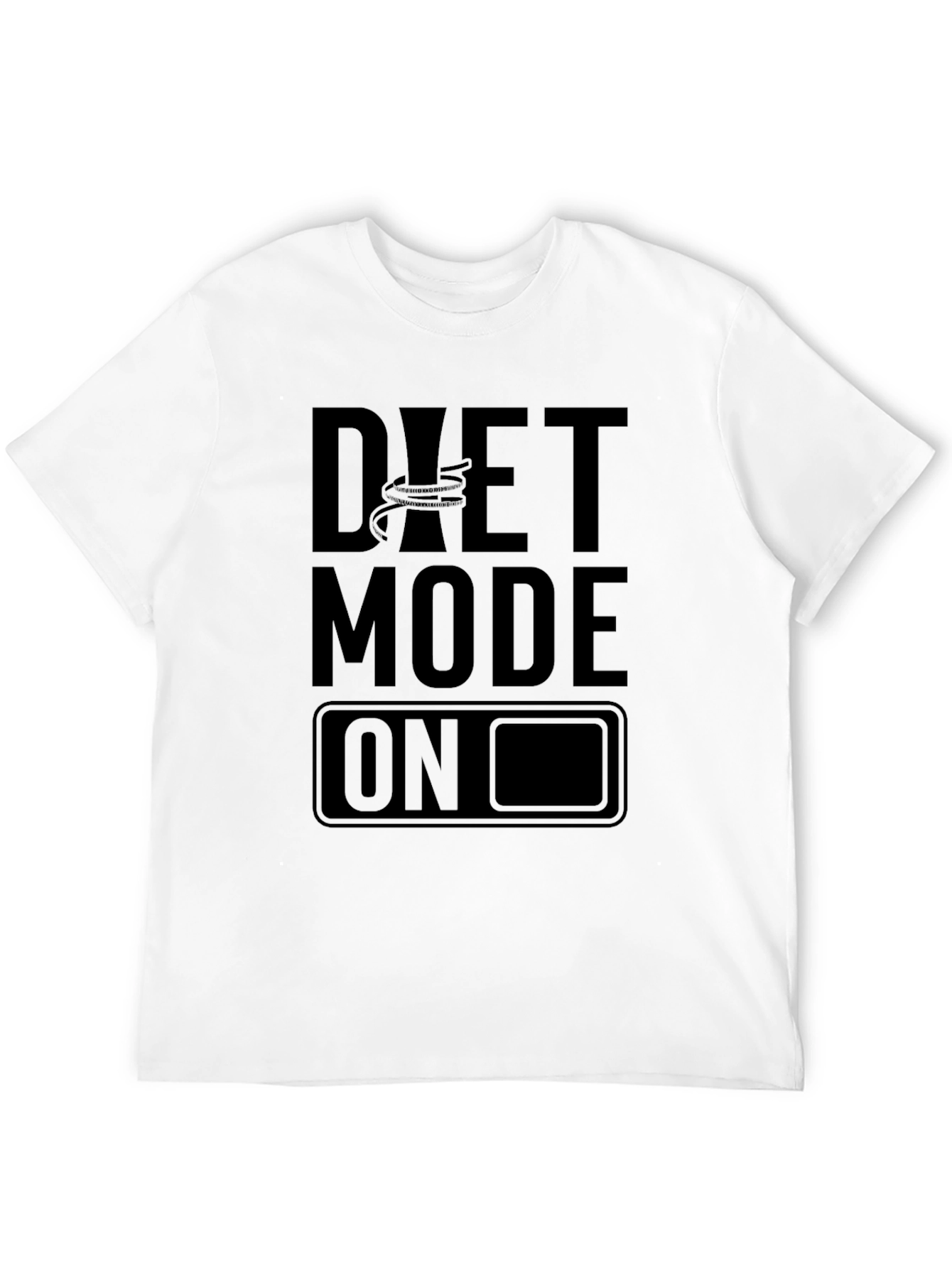 Black Diet Mode On T-Shirt view 12