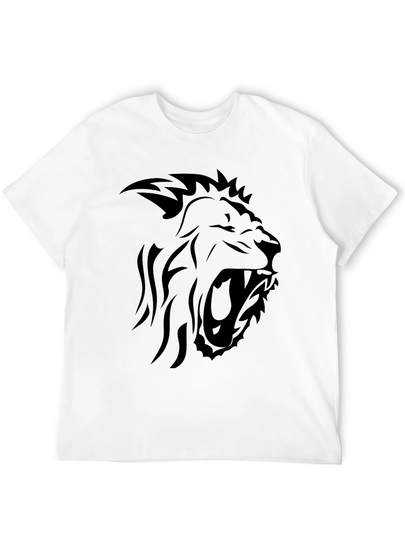 Black Lion Graphic Black T-Shirt - Bold Streetwear Style view 12