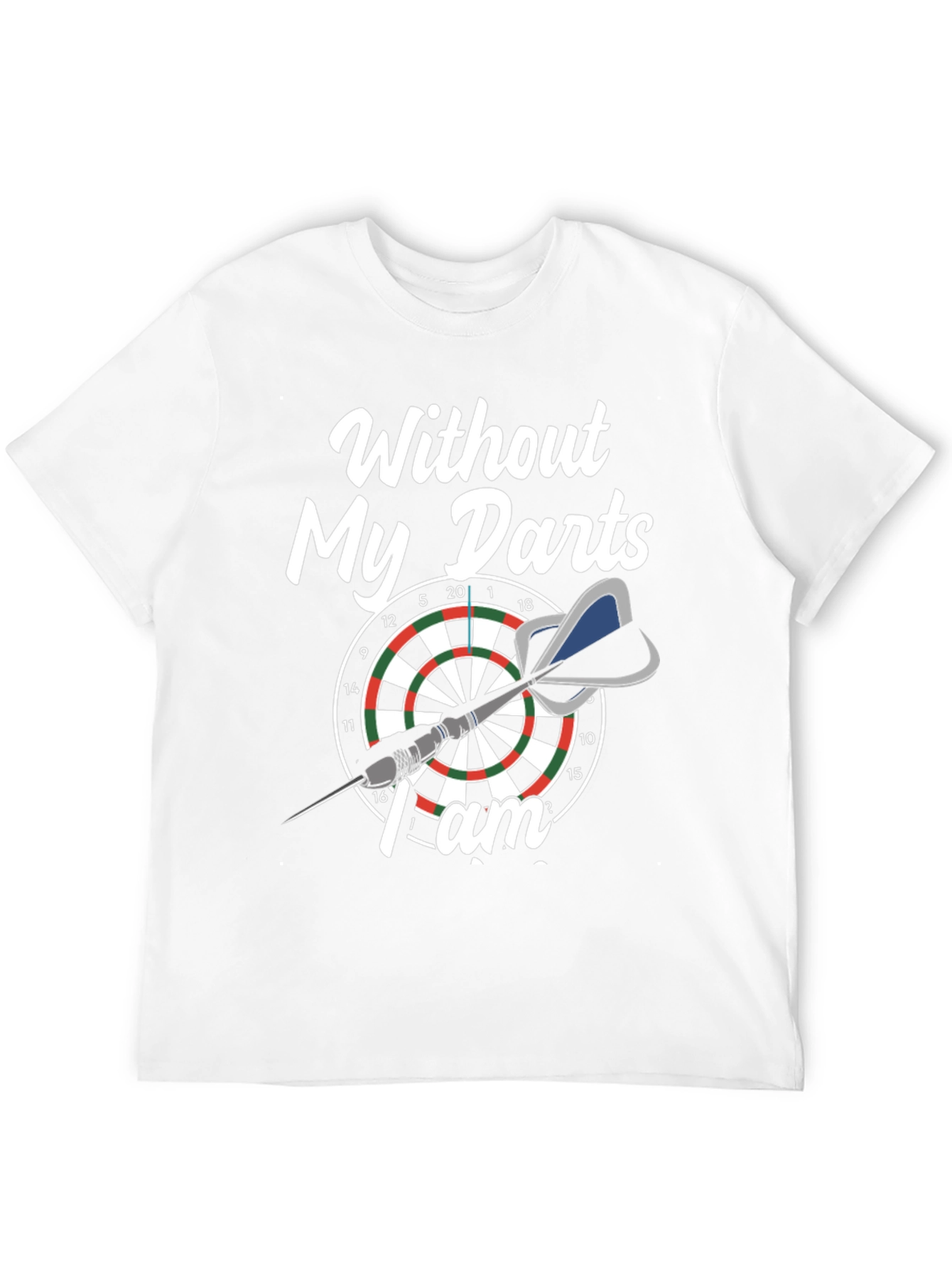 Black Dart Lover T-Shirt - Without My Darts I Am... view 12