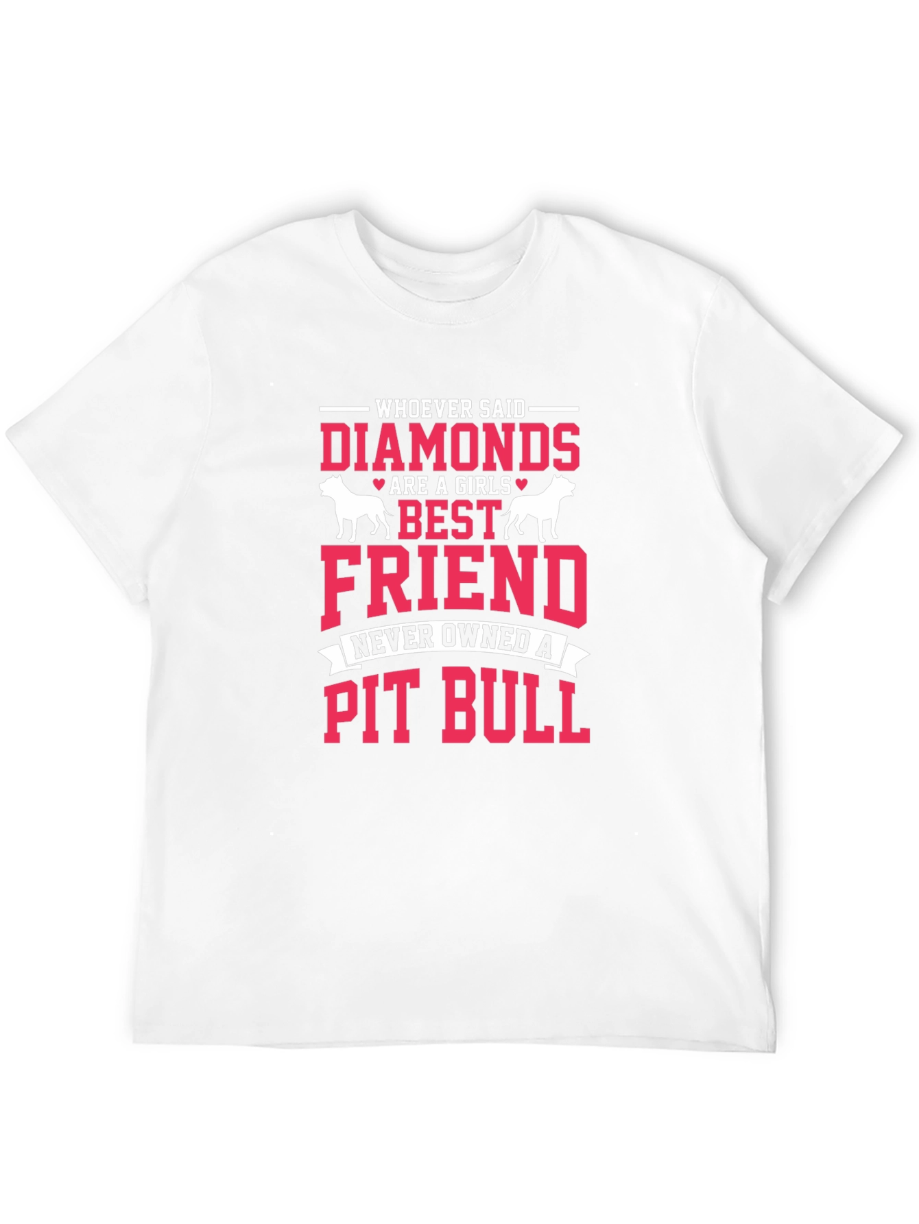Diamonds Pit Bull Graphic Tee - 12