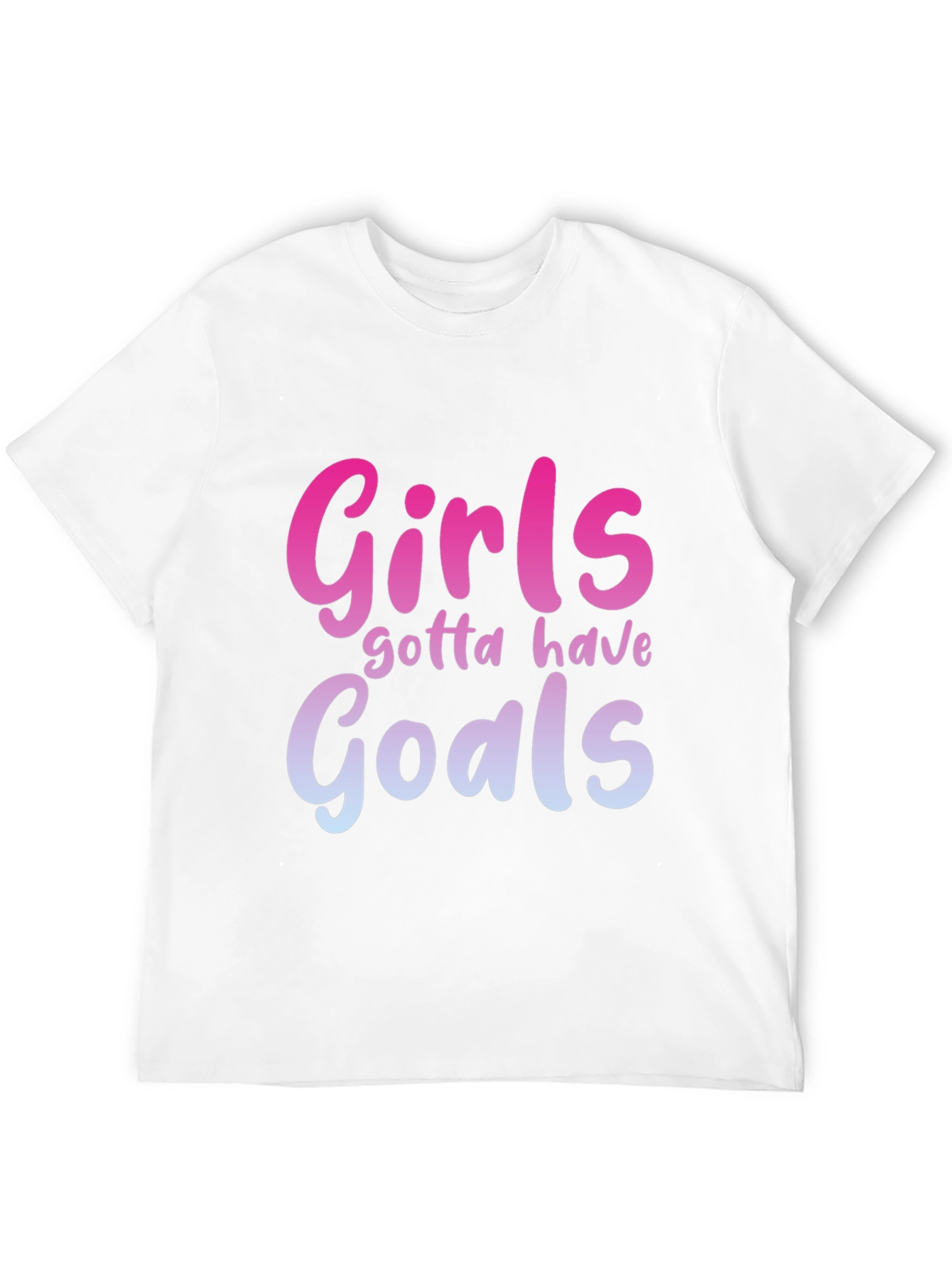 Black Girls Gotta Have Goals Graphic Tee - Black view 12