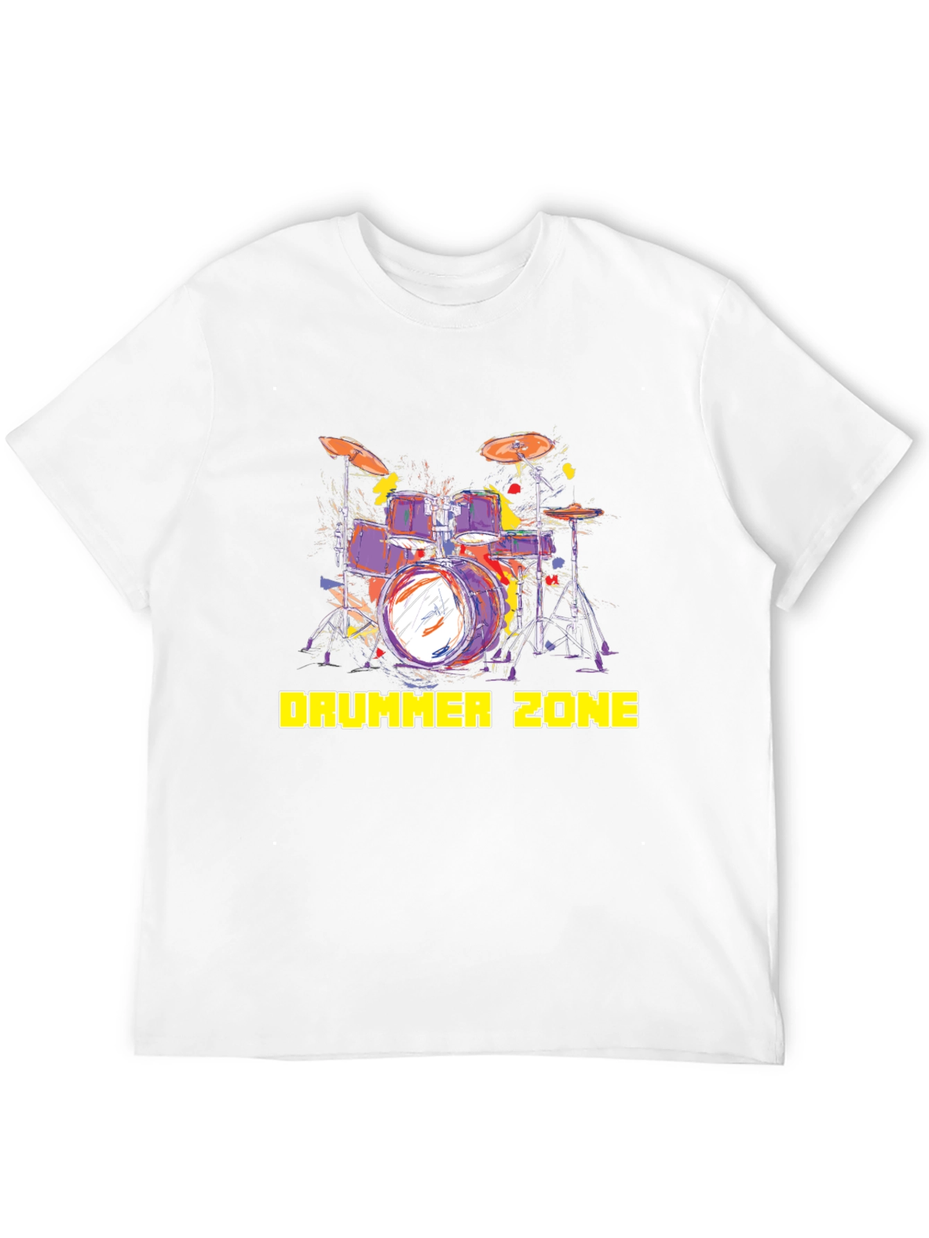 Black Drummer Zone Black Tee Shirt view 12
