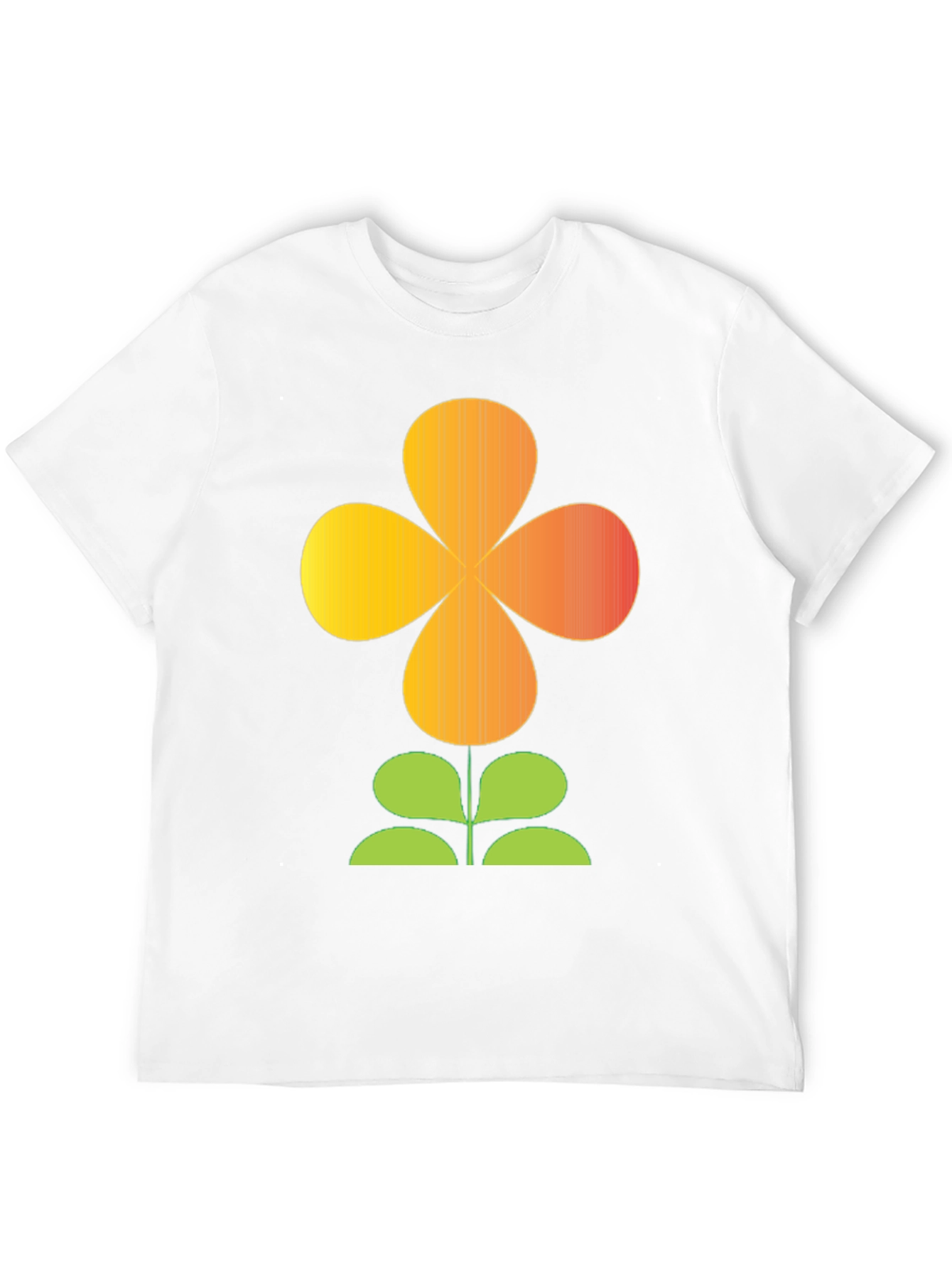 Black Retro Flower Power Graphic T-Shirt - Black view 12