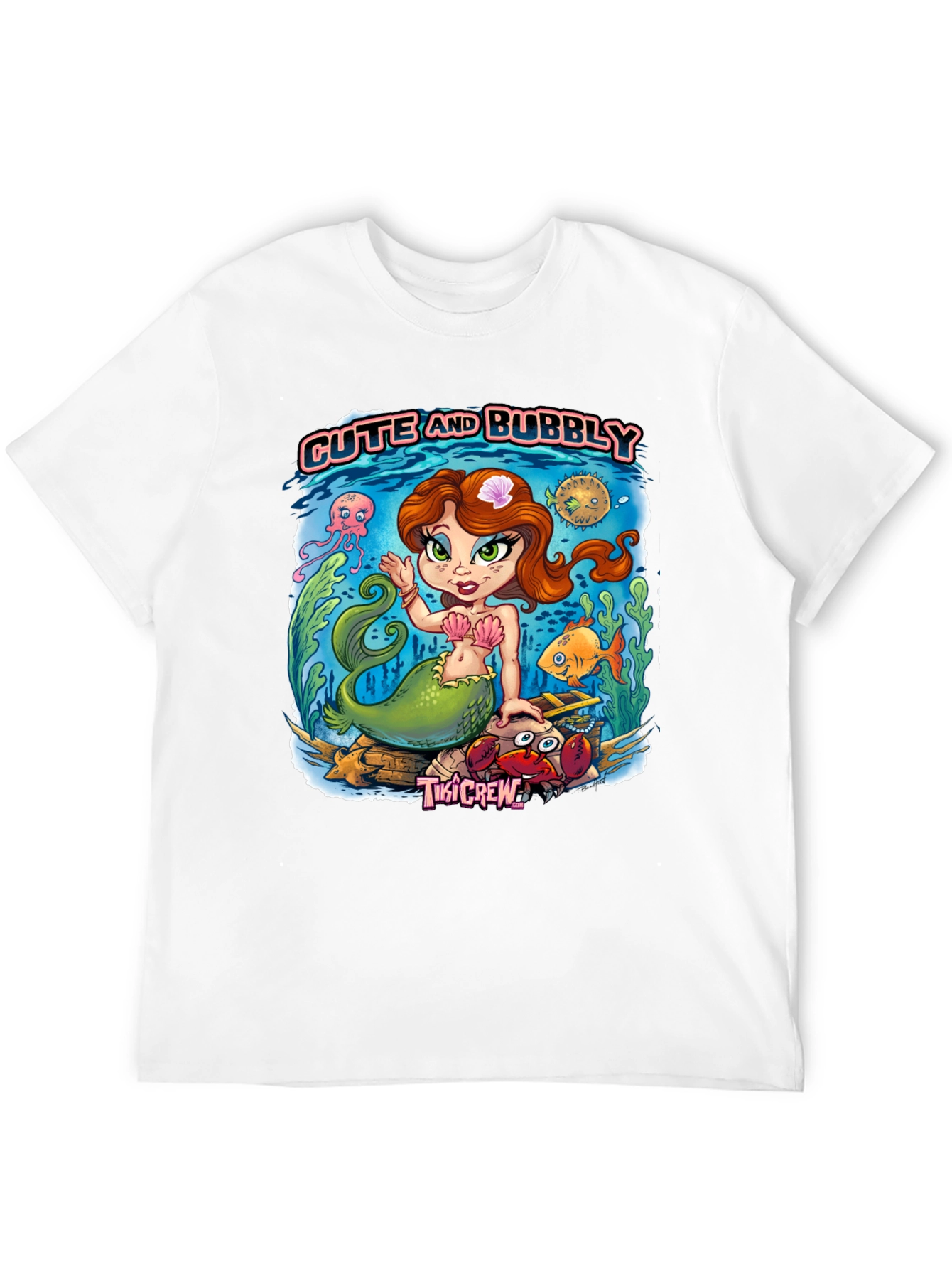 Cute and Bubbly Mermaid Graphic Tee - 12