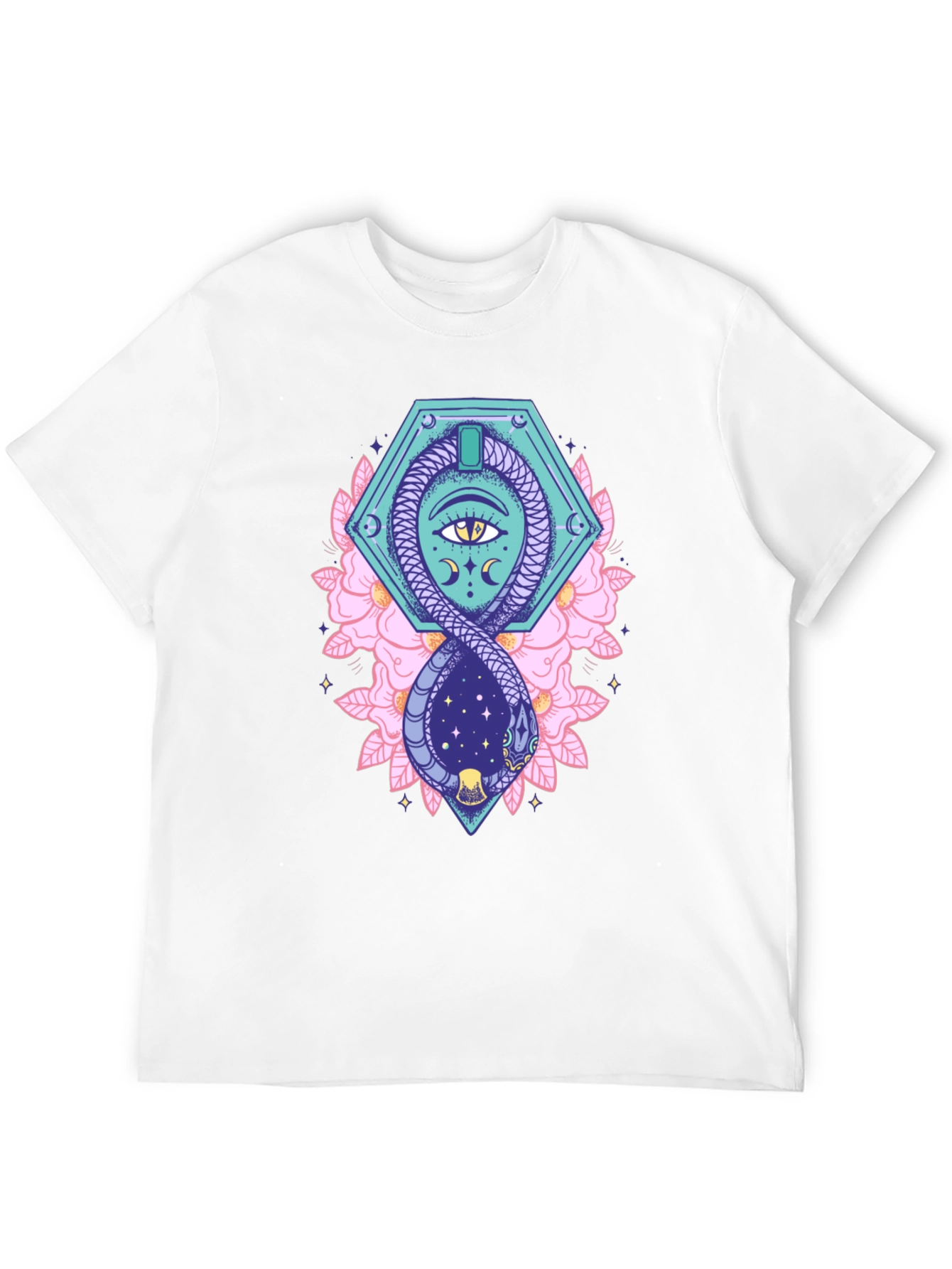 Black Mystic Snake Eye Graphic Tee view 12