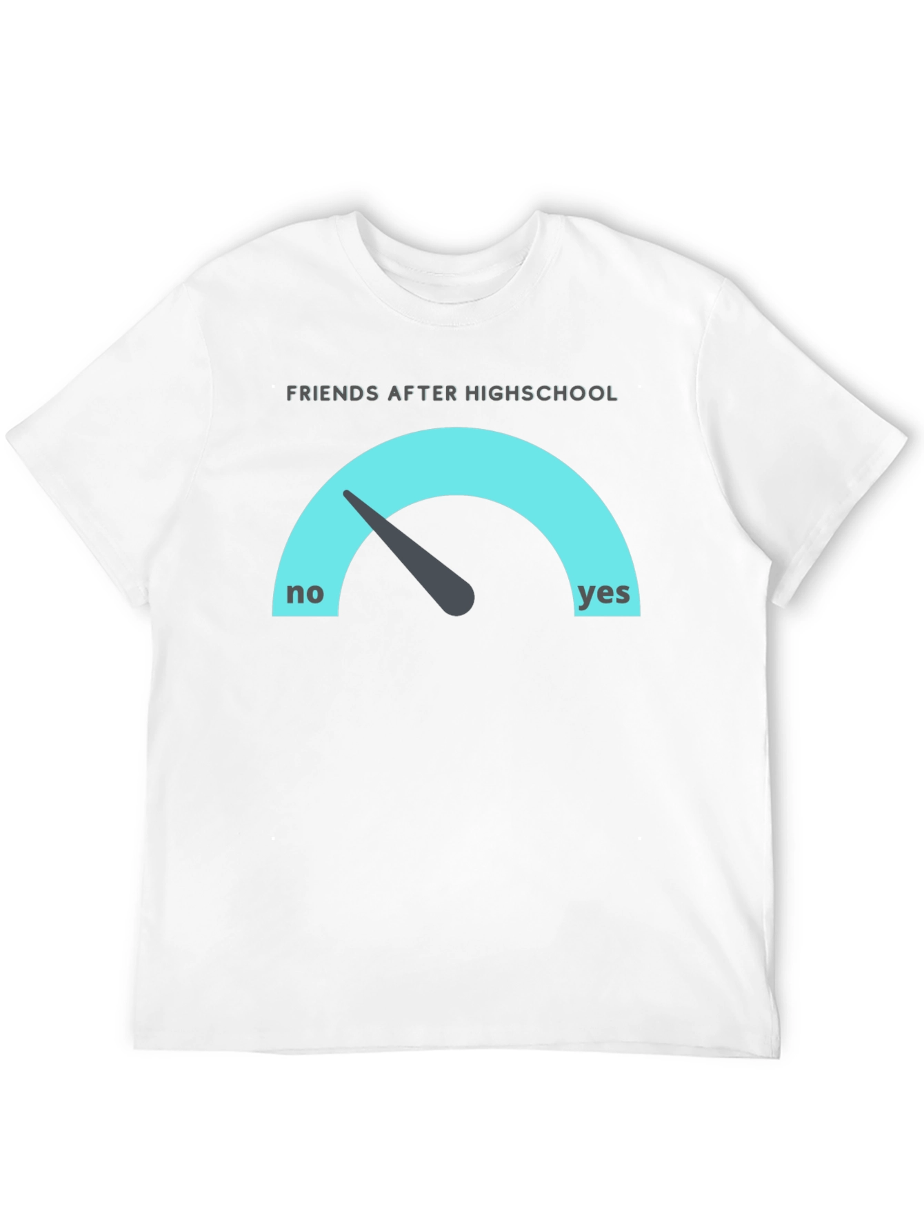 Black Friends After Highschool T-Shirt - Gauge Design view 12