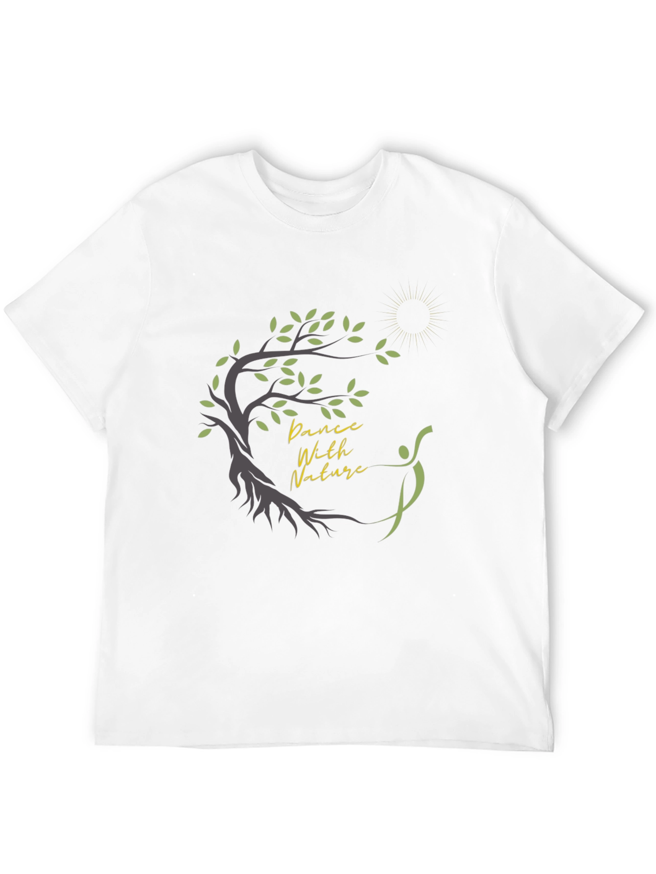 Black Dance with Nature Graphic T-Shirt view 12