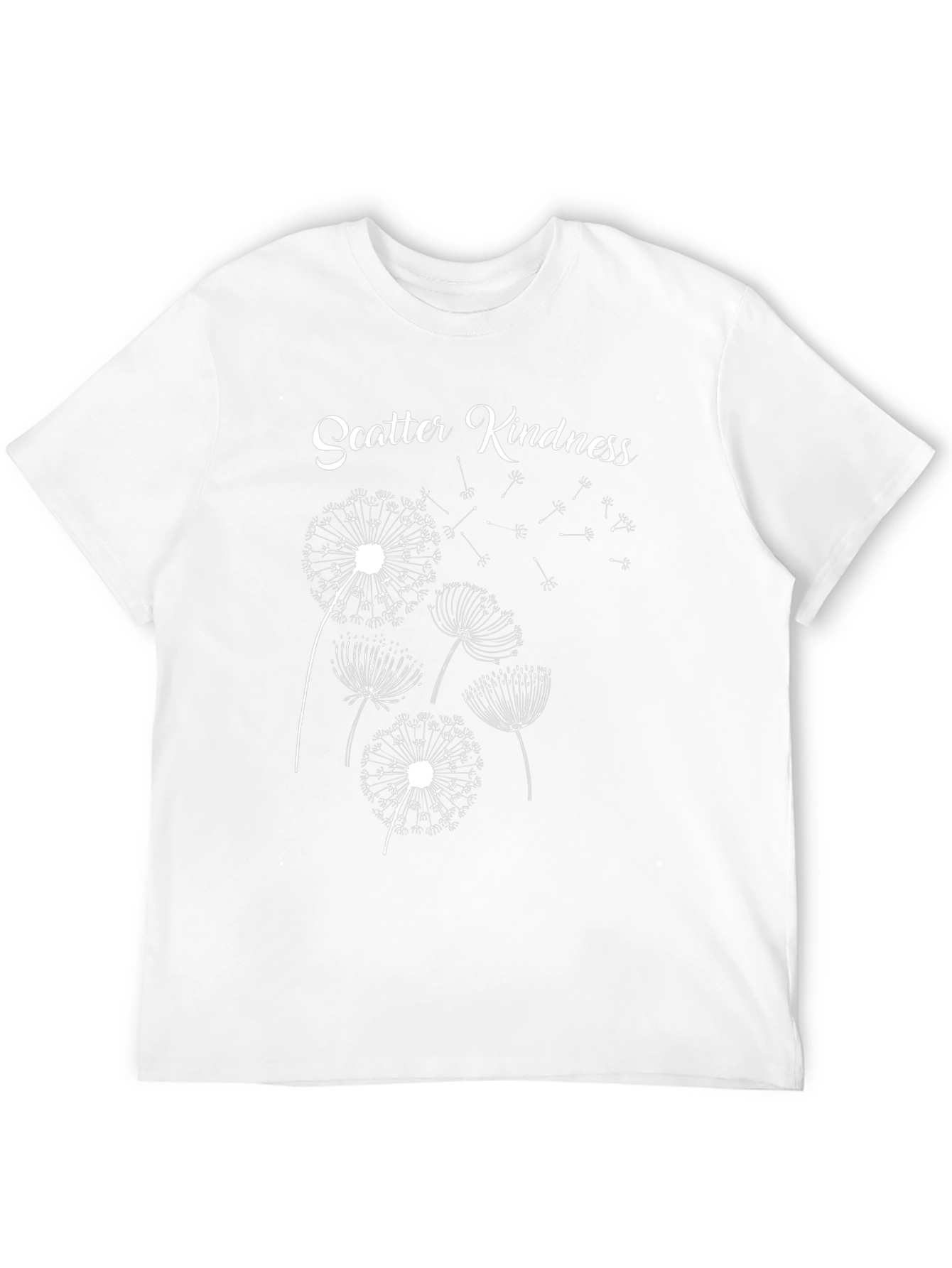 Black Scatter Kindness Graphic T-Shirt - Black Casual Tee view 12