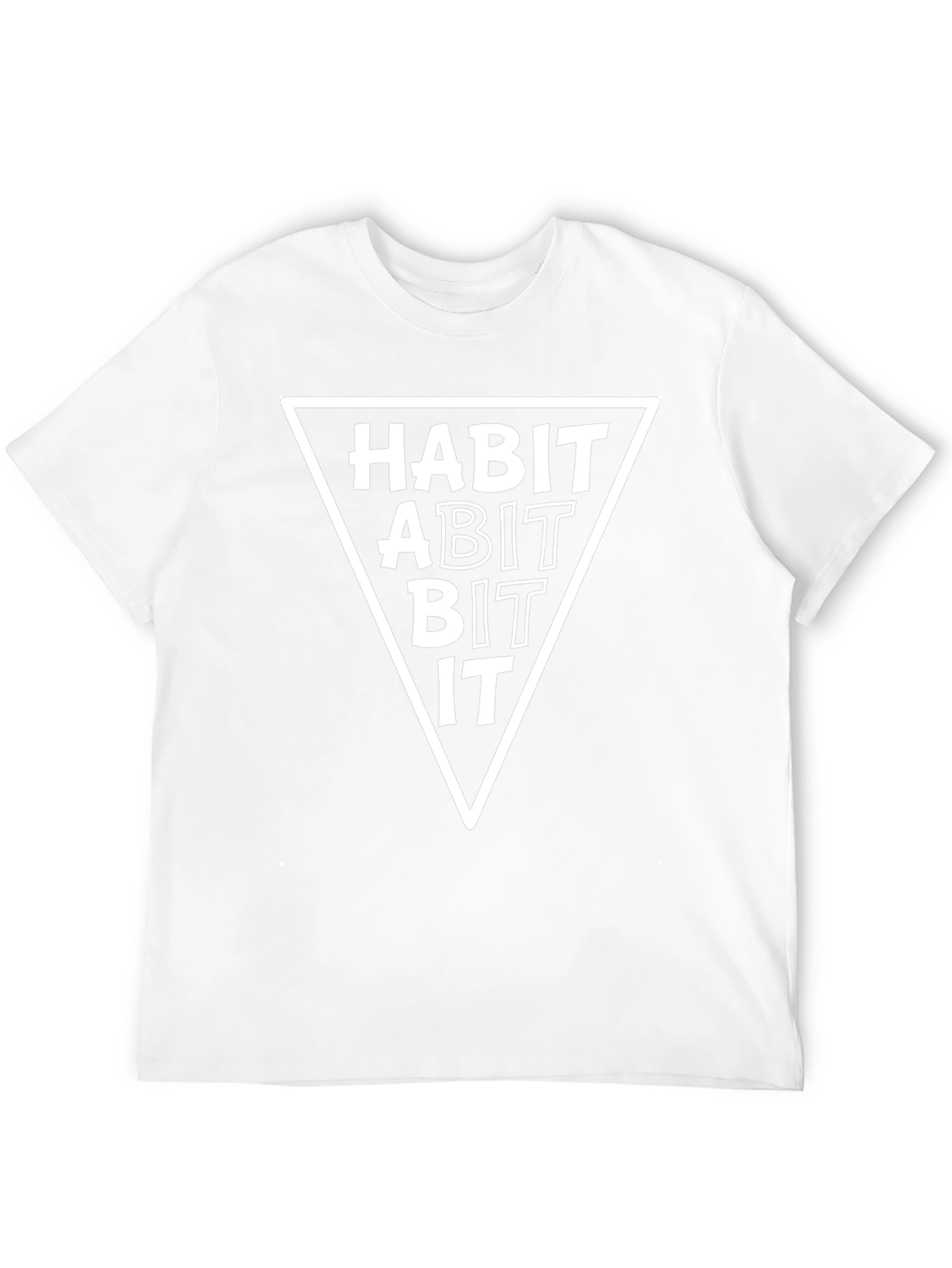 Black Habit Abit Bit It T-Shirt - Funny Wordplay Tee view 12