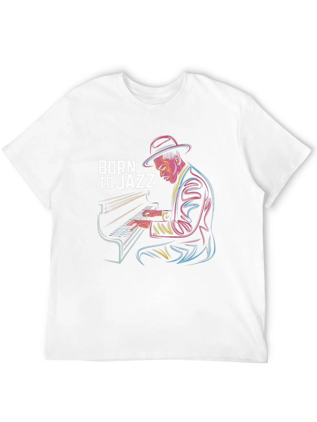Black Born To Jazz Graphic Tee view 12