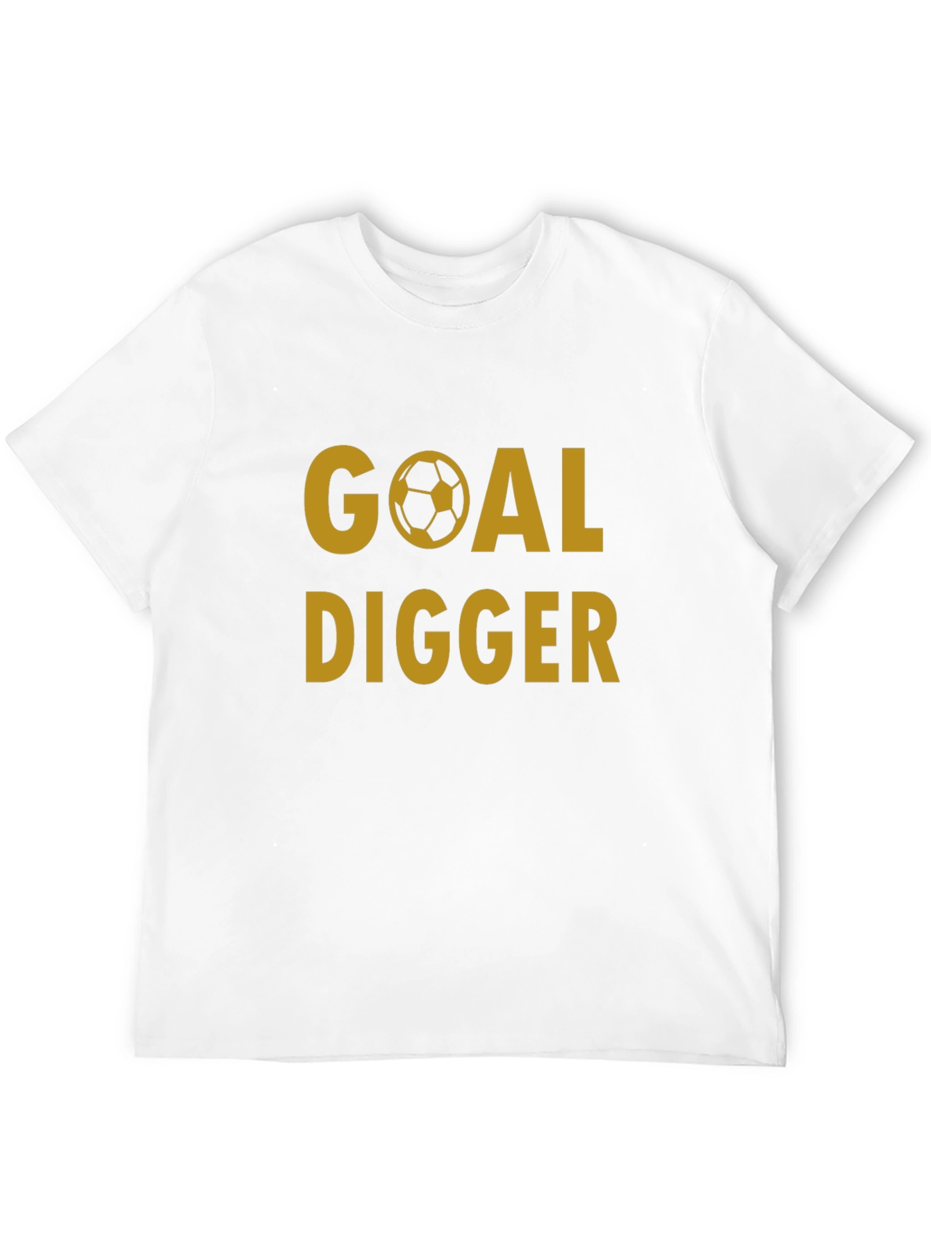 Black Goal Digger T-Shirt - Funny Soccer Tee view 12