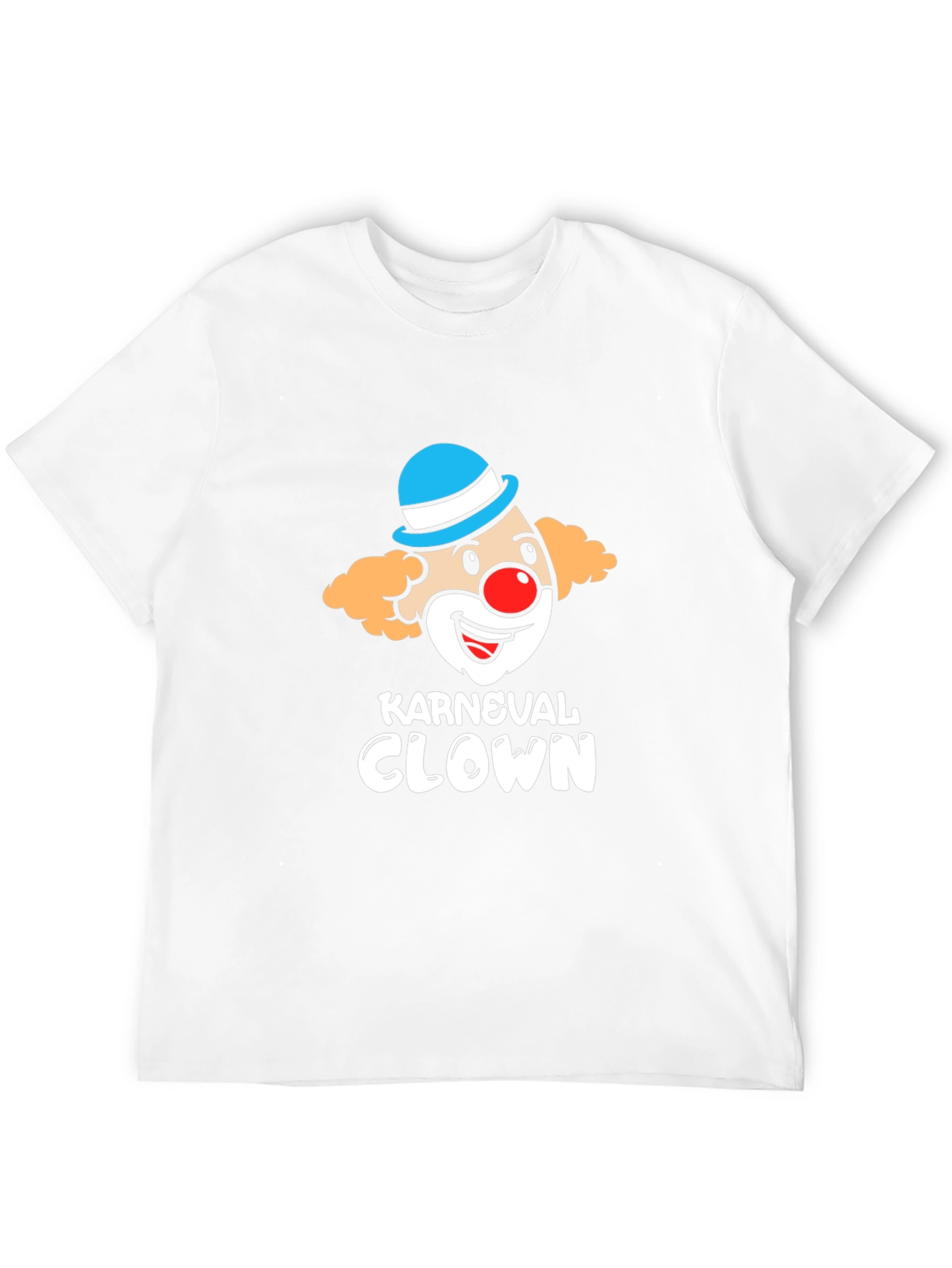 Black Karneval Clown T-Shirt - Black Graphic Tee view 12