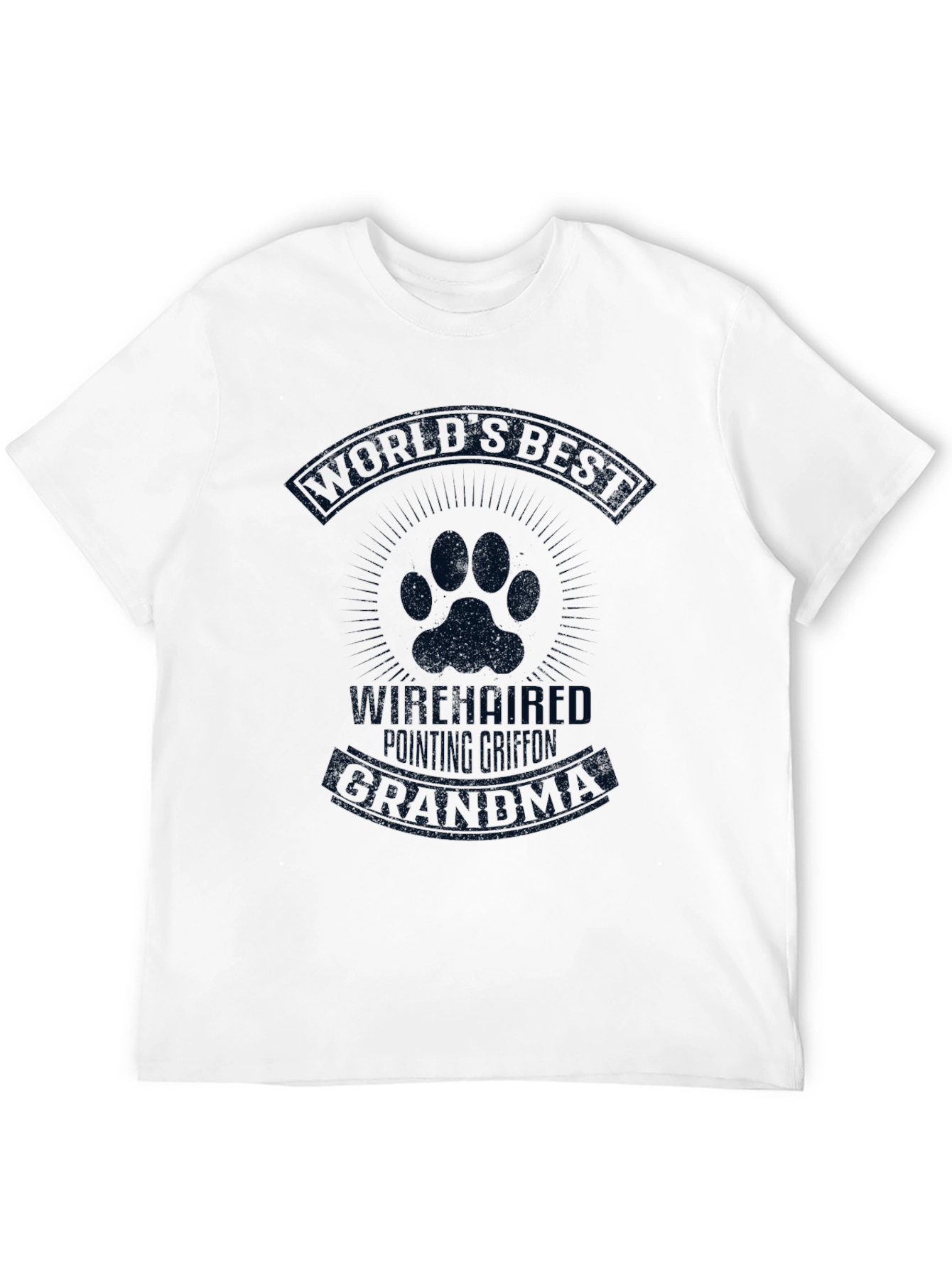 Black World's Best Wirehaired Pointing Griffon Grandpa T-Shirt view 12