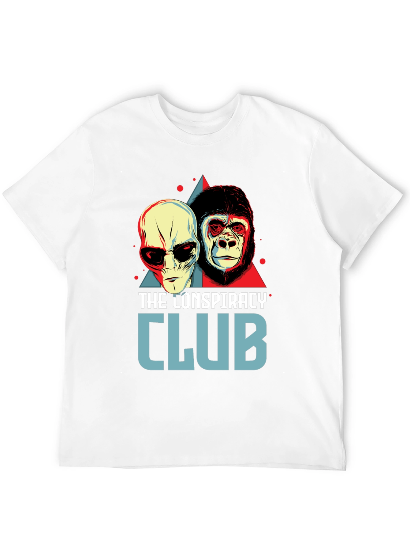 Black Conspiracy Club Graphic T-Shirt view 12