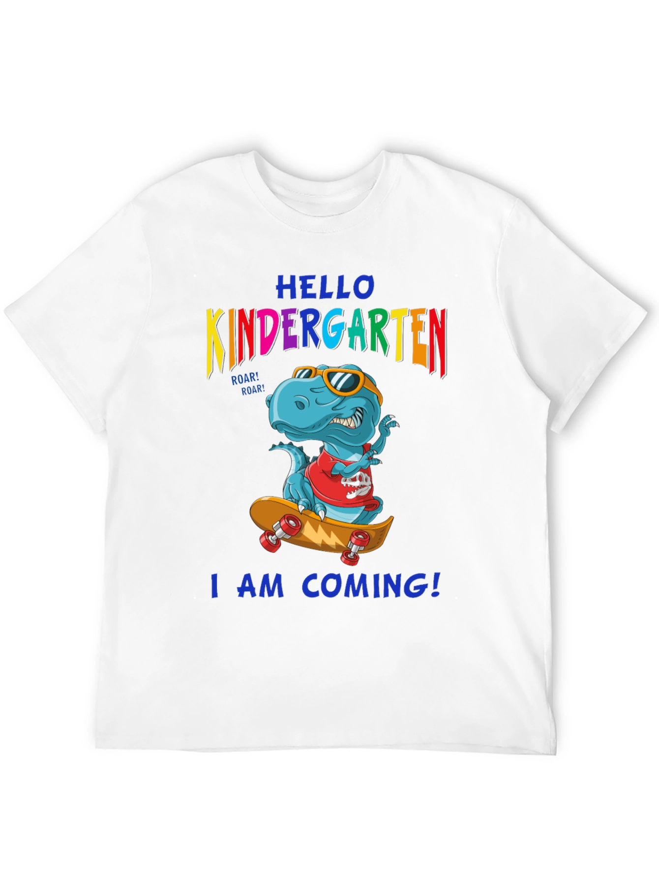 Black Kindergarten Dinosaur T-Shirt view 12