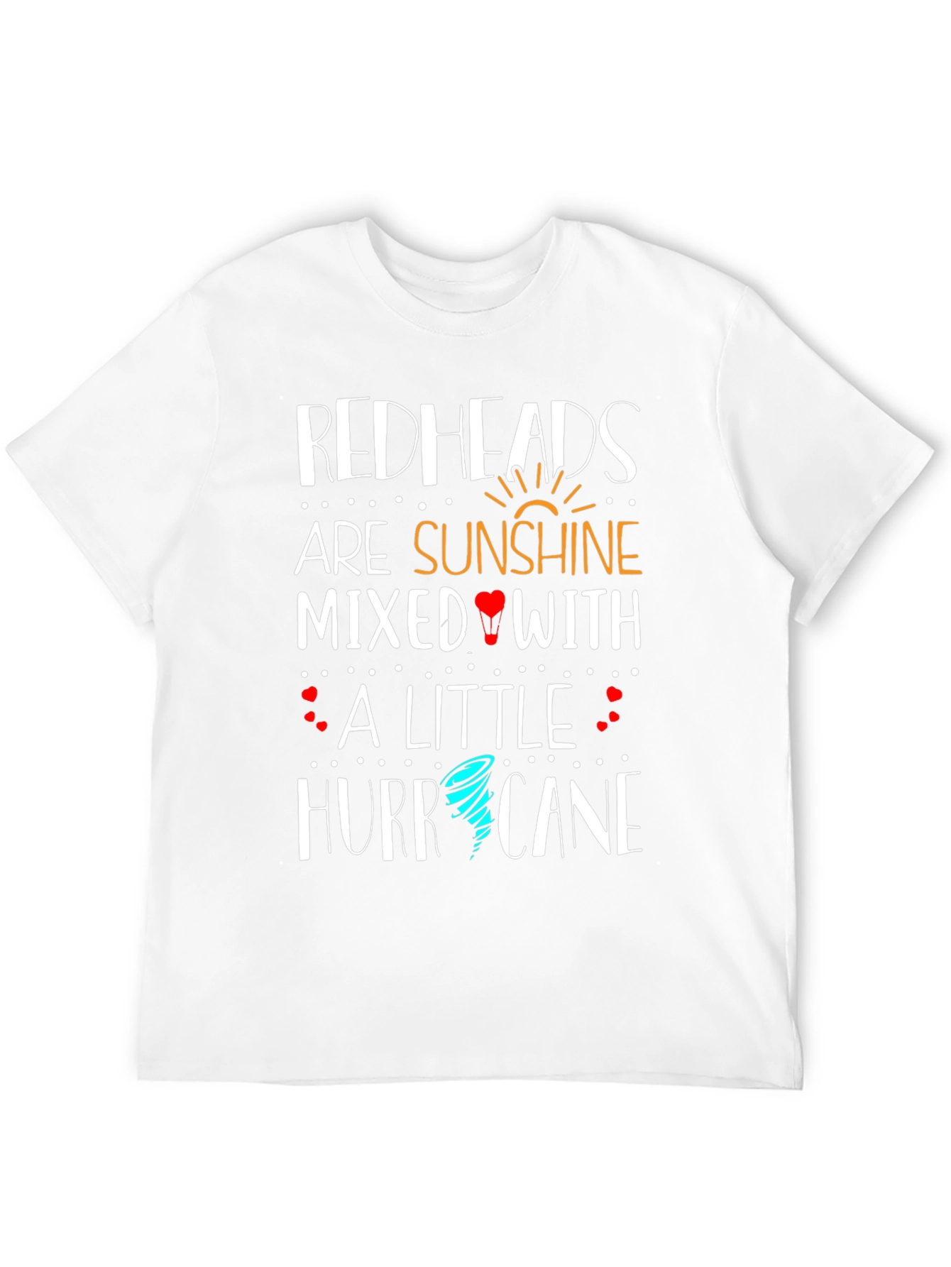 Black Redheads Are Sunshine Mixed with Hurricane T-Shirt view 12