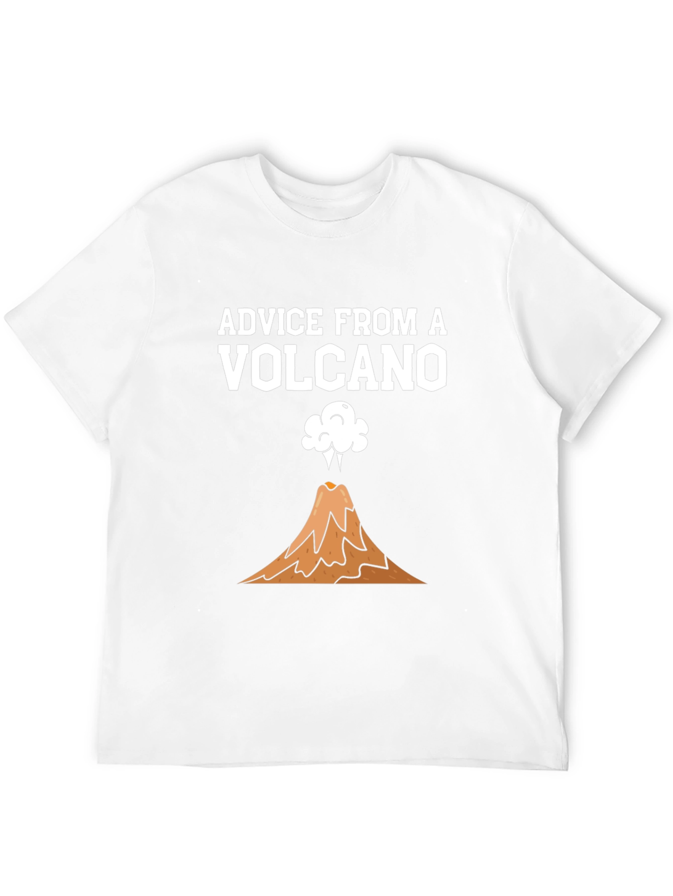 Black Advice From A Volcano Graphic T-Shirt view 12