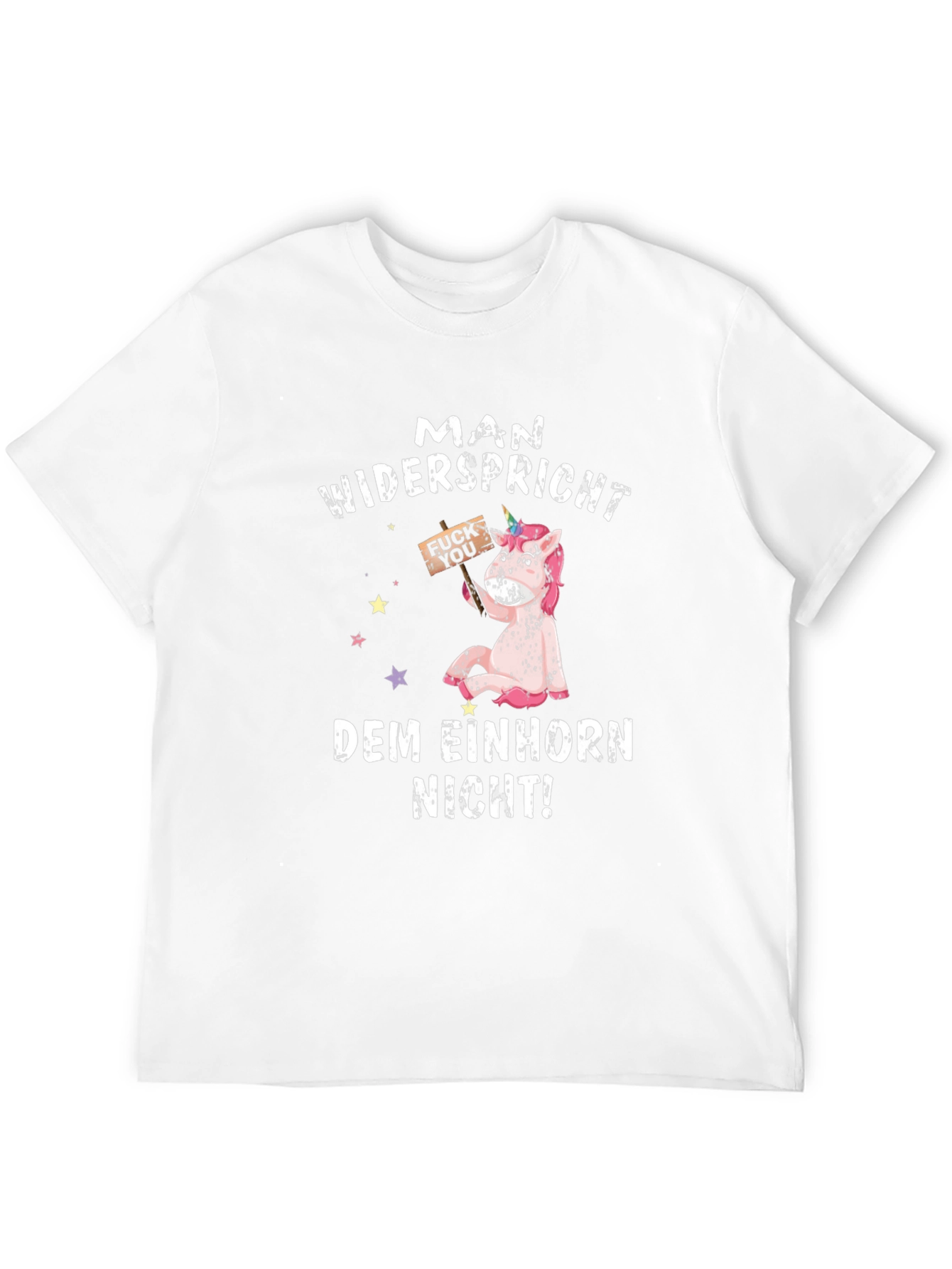 Black Unicorn Graphic Men's Black T-Shirt view 12