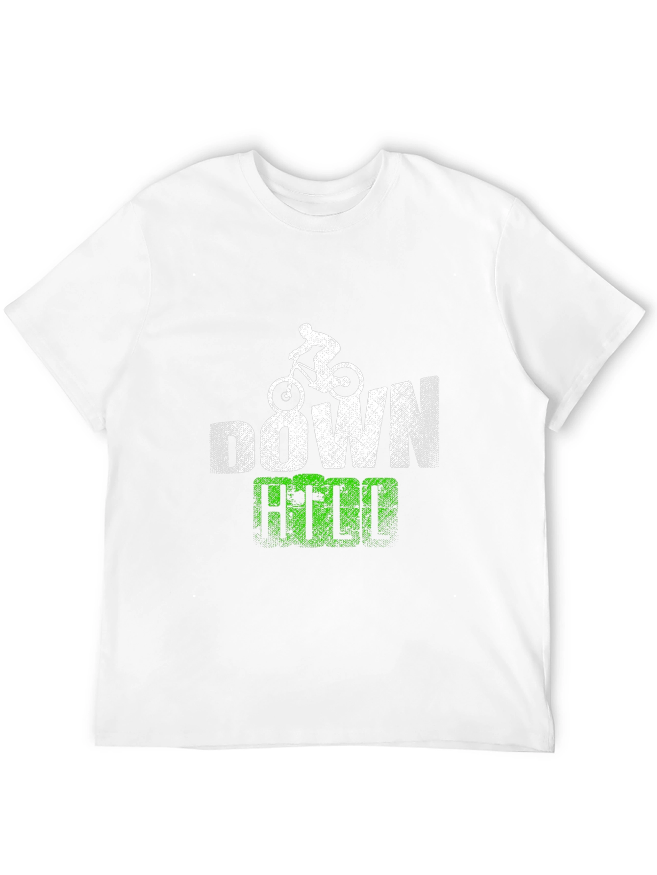 Black Downhill Mountain Bike T-Shirt Black view 12