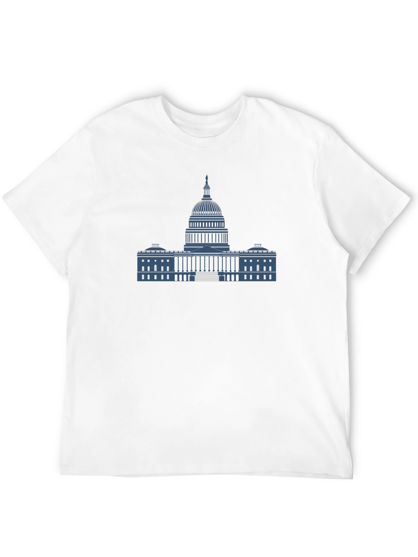 Black Capitol Building Graphic T-Shirt view 12