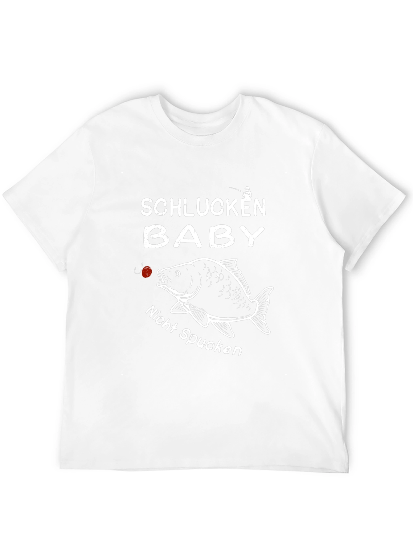Black Schlucken Baby T-Shirt Fishing Humor view 12
